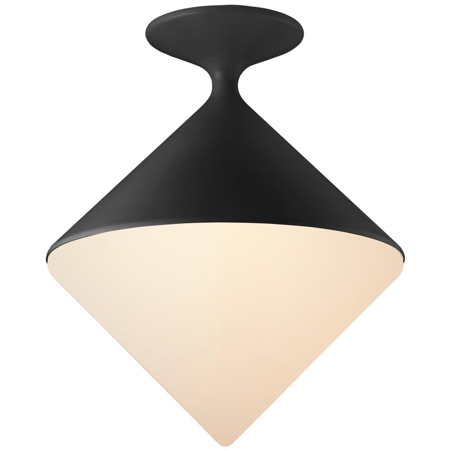 AERIN Sarnen 13 Inch 1 Light LED Semi Flush Mount by Visual Comfort Signature Collection