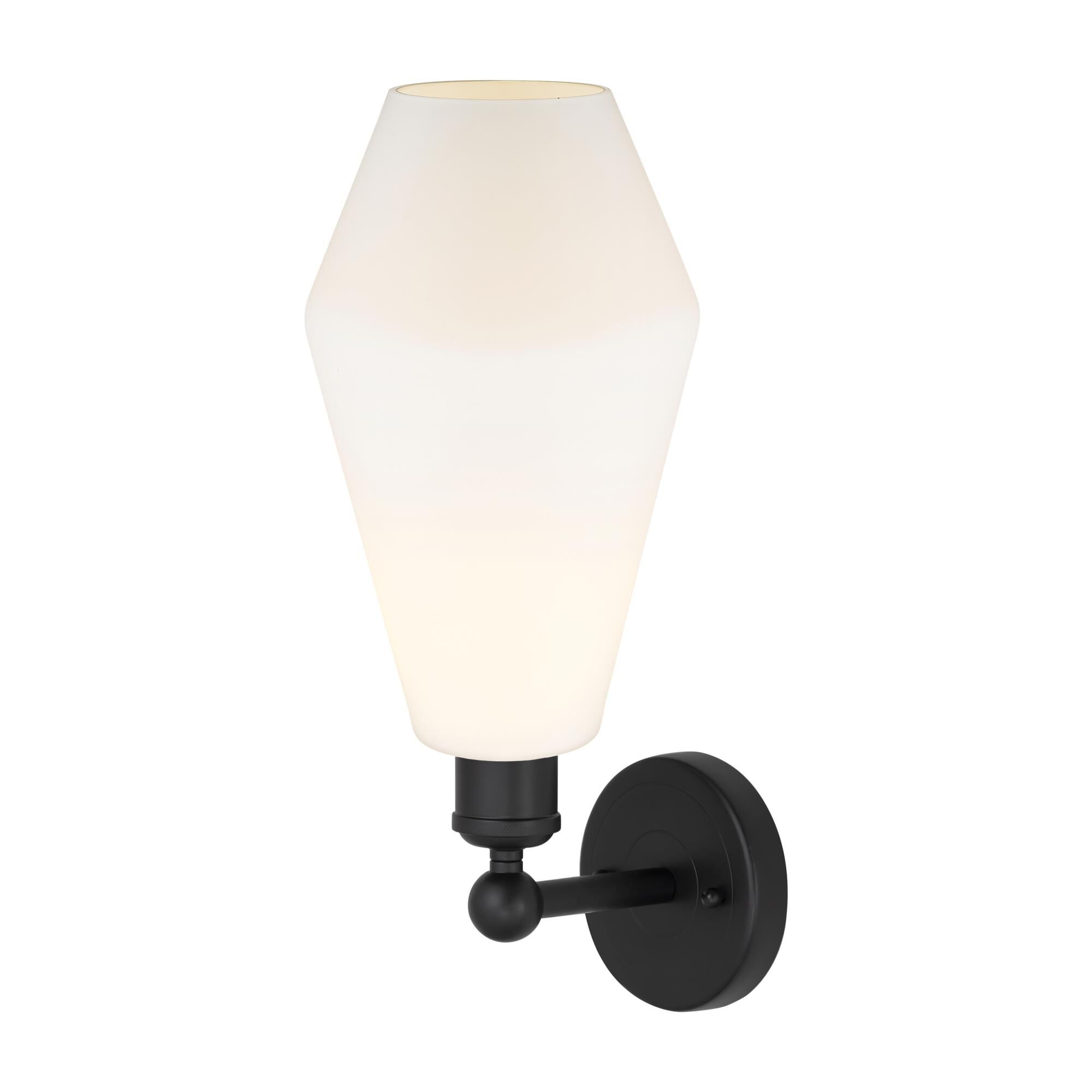 Shown in Matte Black  finish and Cased Matte White glass