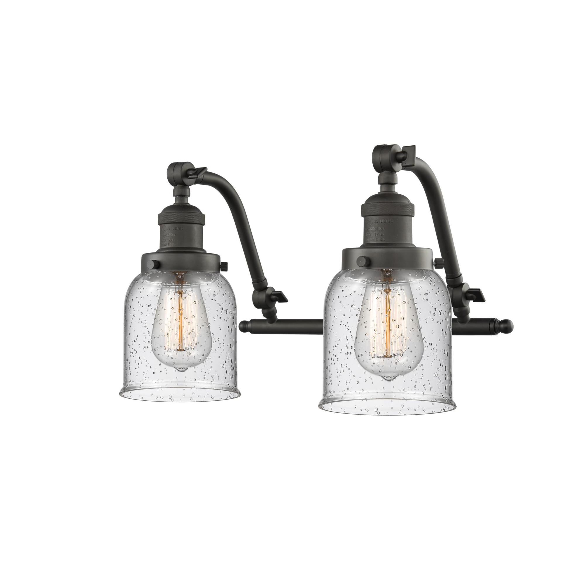 Bruno Marashlian Small Bell 18 Inch 2 Light Bath Vanity Light by Innovations Lighting