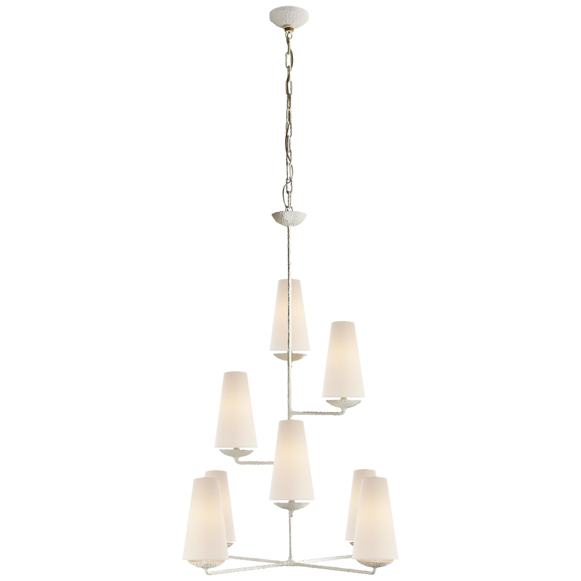 Shown in Plaster finish and Linen shade