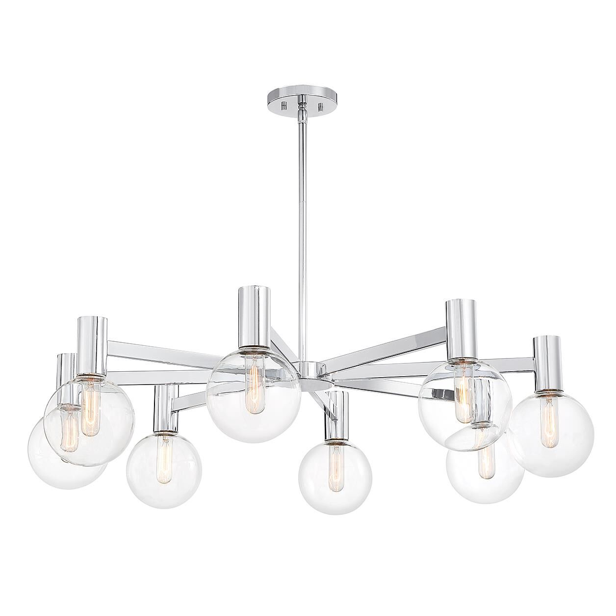 Wright 40 Inch 8 Light Chandelier by Savoy House