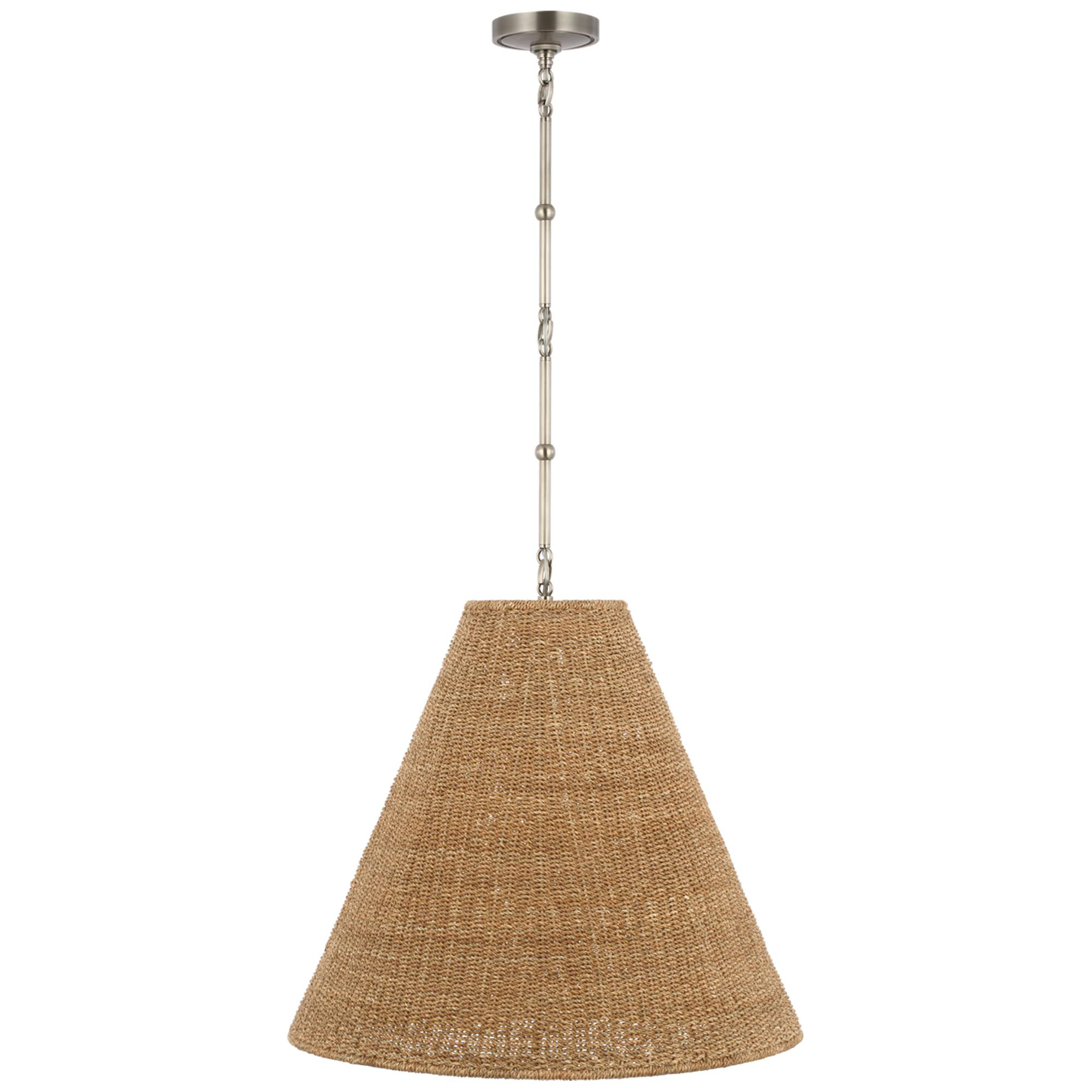 Shown in Antique Nickel finish and Toast shade