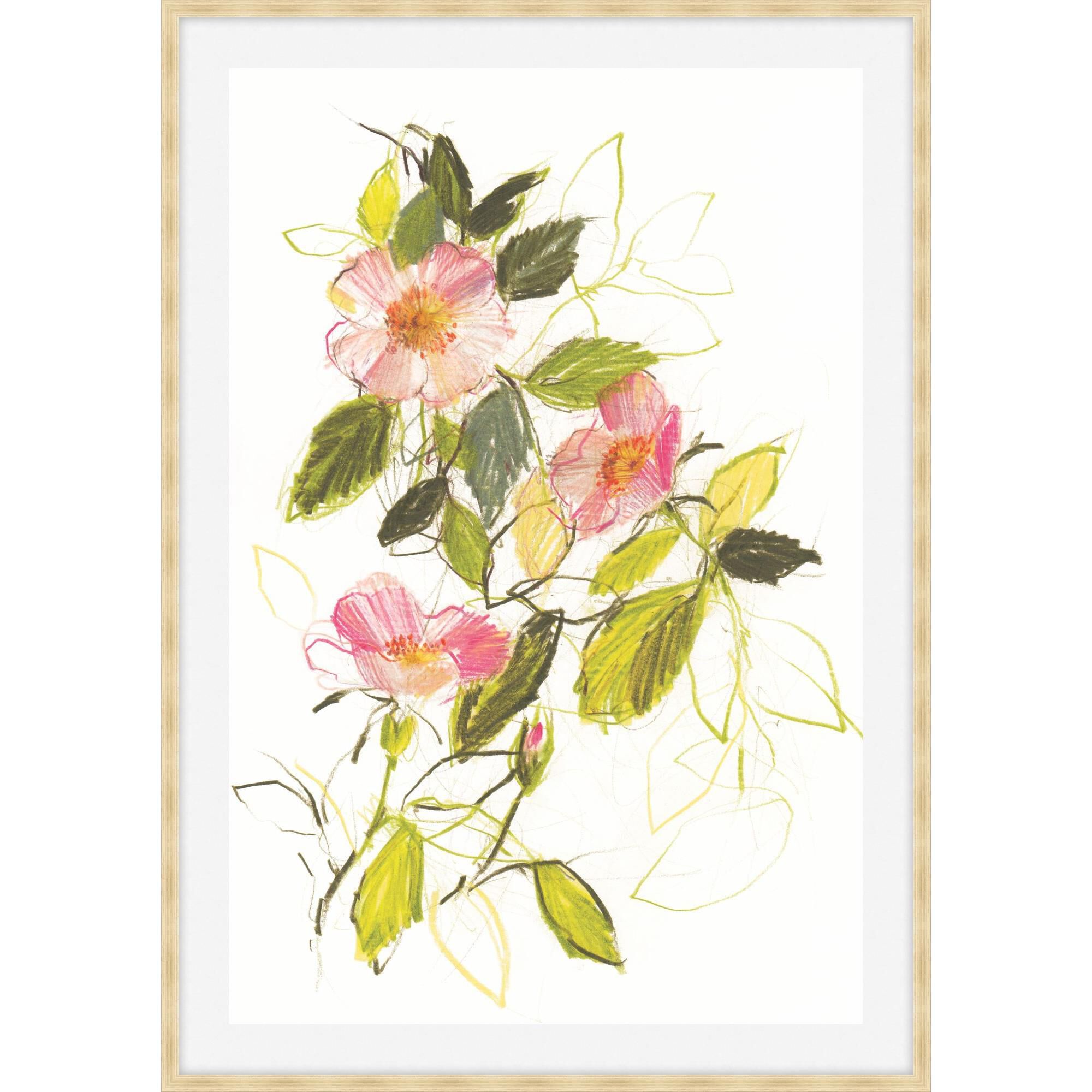 Claudia Lowry Dog Roses Print by LEVEL57