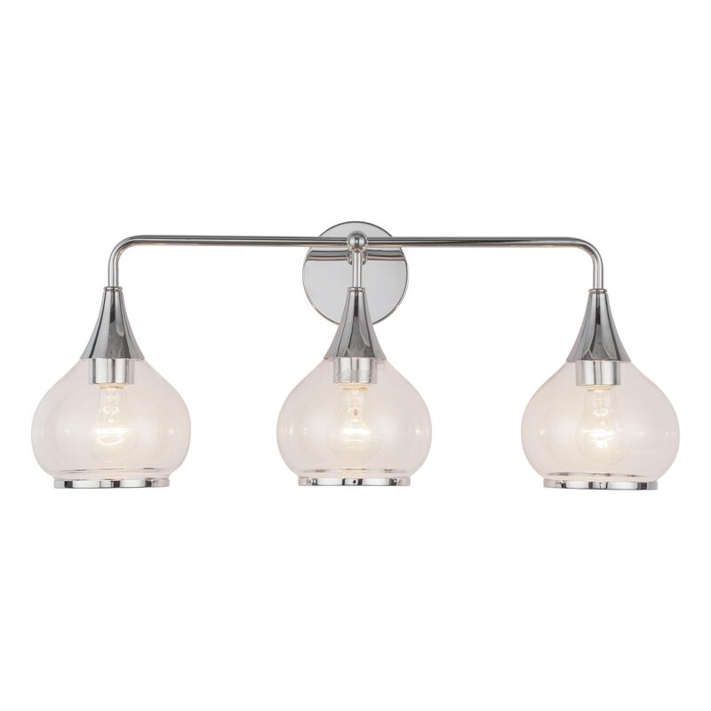 Hazel 27 Inch 3 Light Bath Vanity Light by Alora Mood