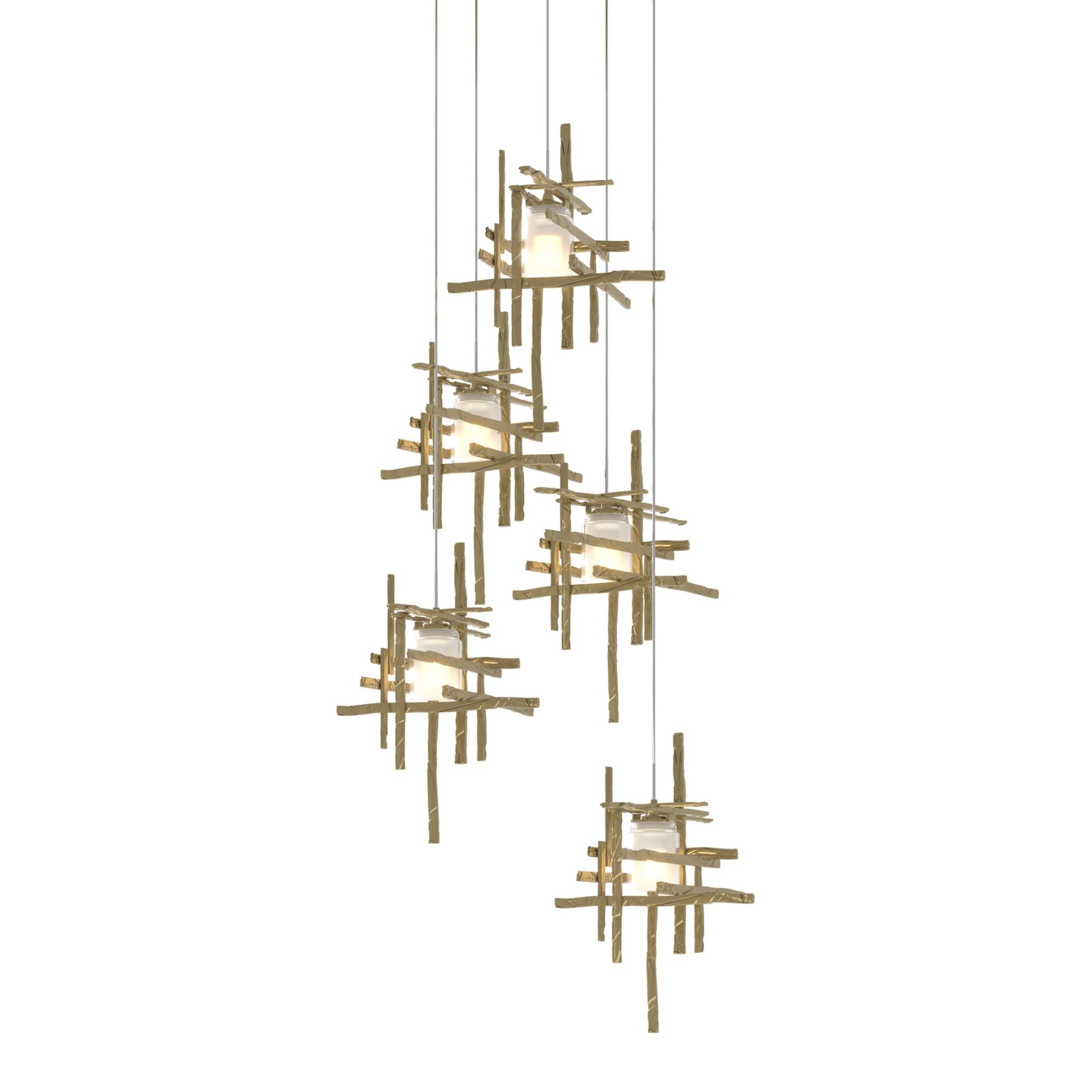Tura 27 Inch Multi Light Pendant by Hubbardton Forge