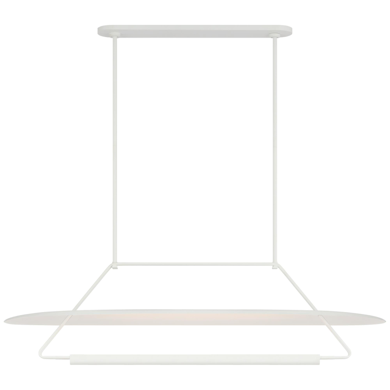 Visual Comfort Signature Collection Kelly Wearstler Teline 54 Inch LED Linear Suspension Light