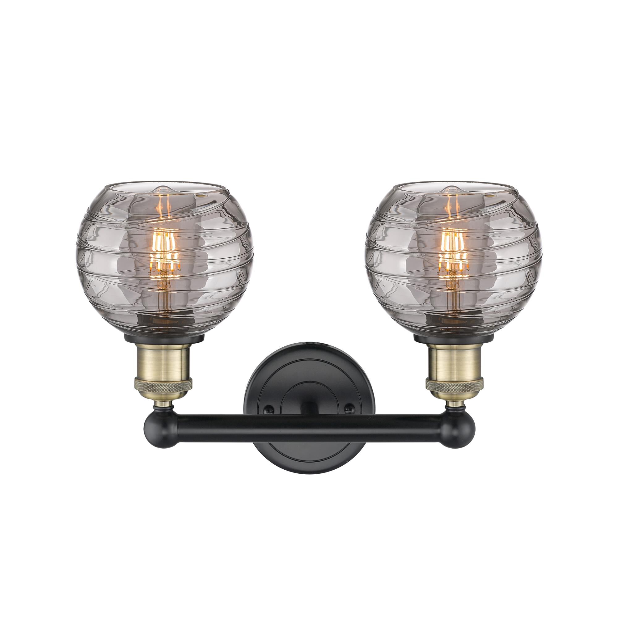 Bruno Marashlian Athens Deco Swirl 15 Inch 2 Light Bath Vanity Light by Innovations Lighting