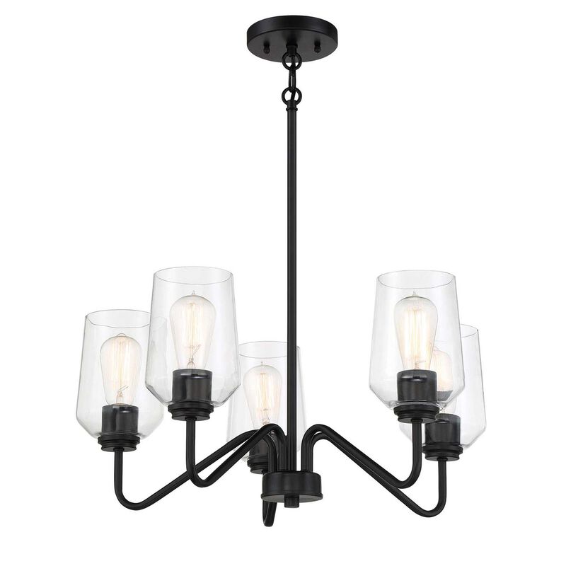 Shayna 23 Inch 5 Light Chandelier by Craftmade