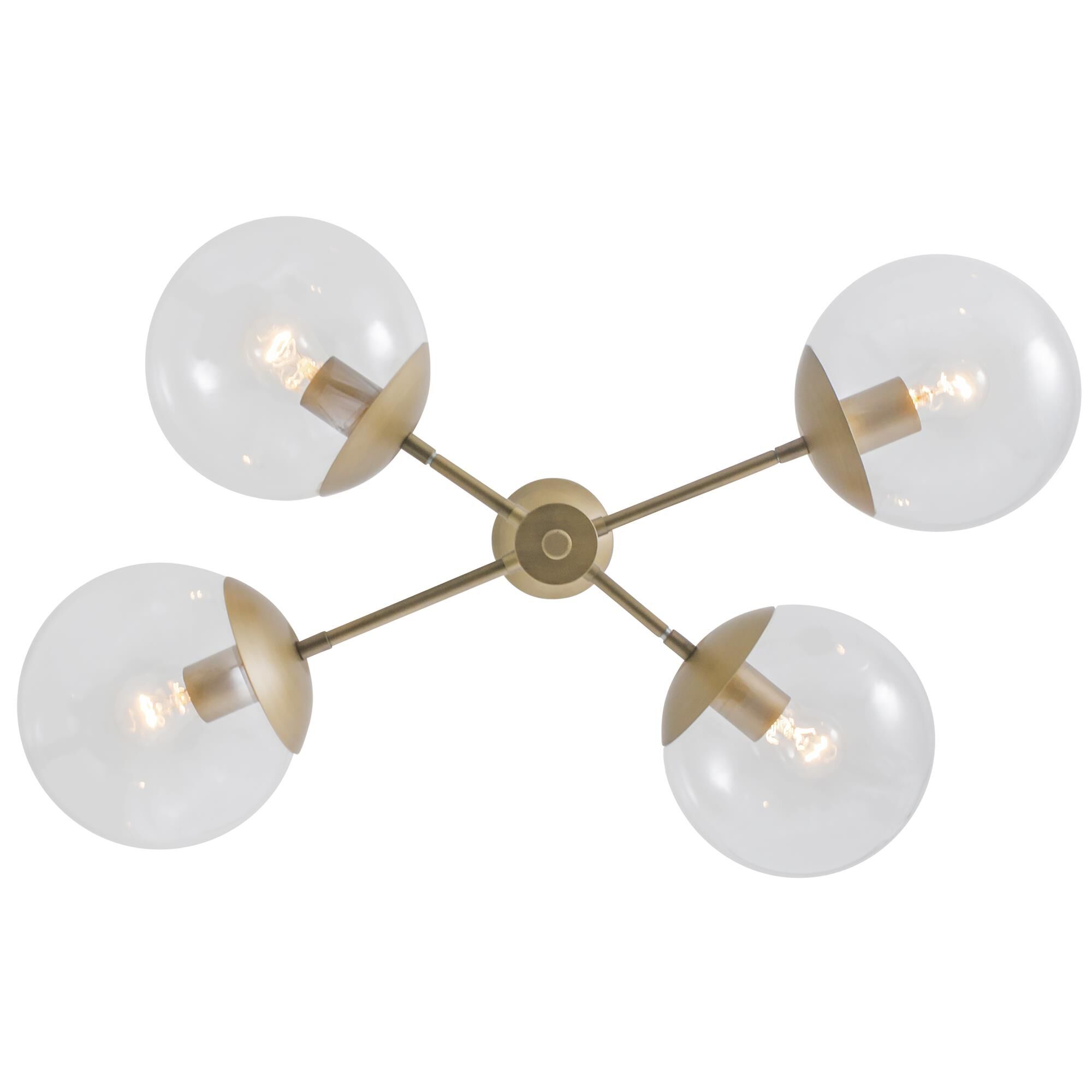 Mid-Century 28 Inch 4 Light Chandelier by Varaluz