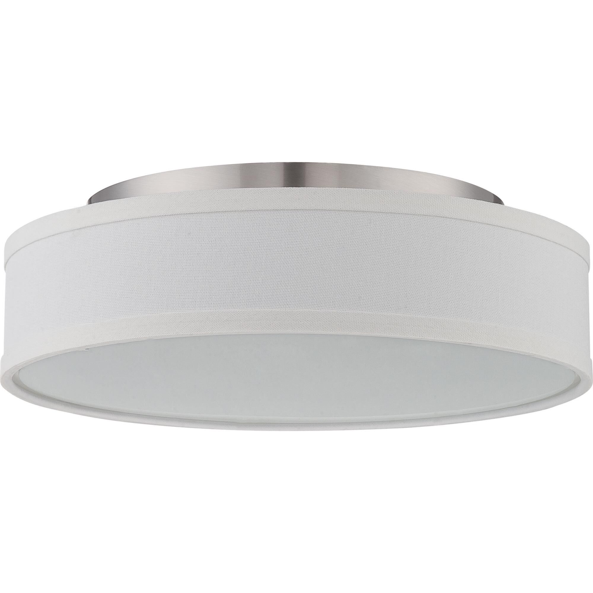 Heather 13 Inch 1 Light LED Flush Mount by Nuvo Lighting