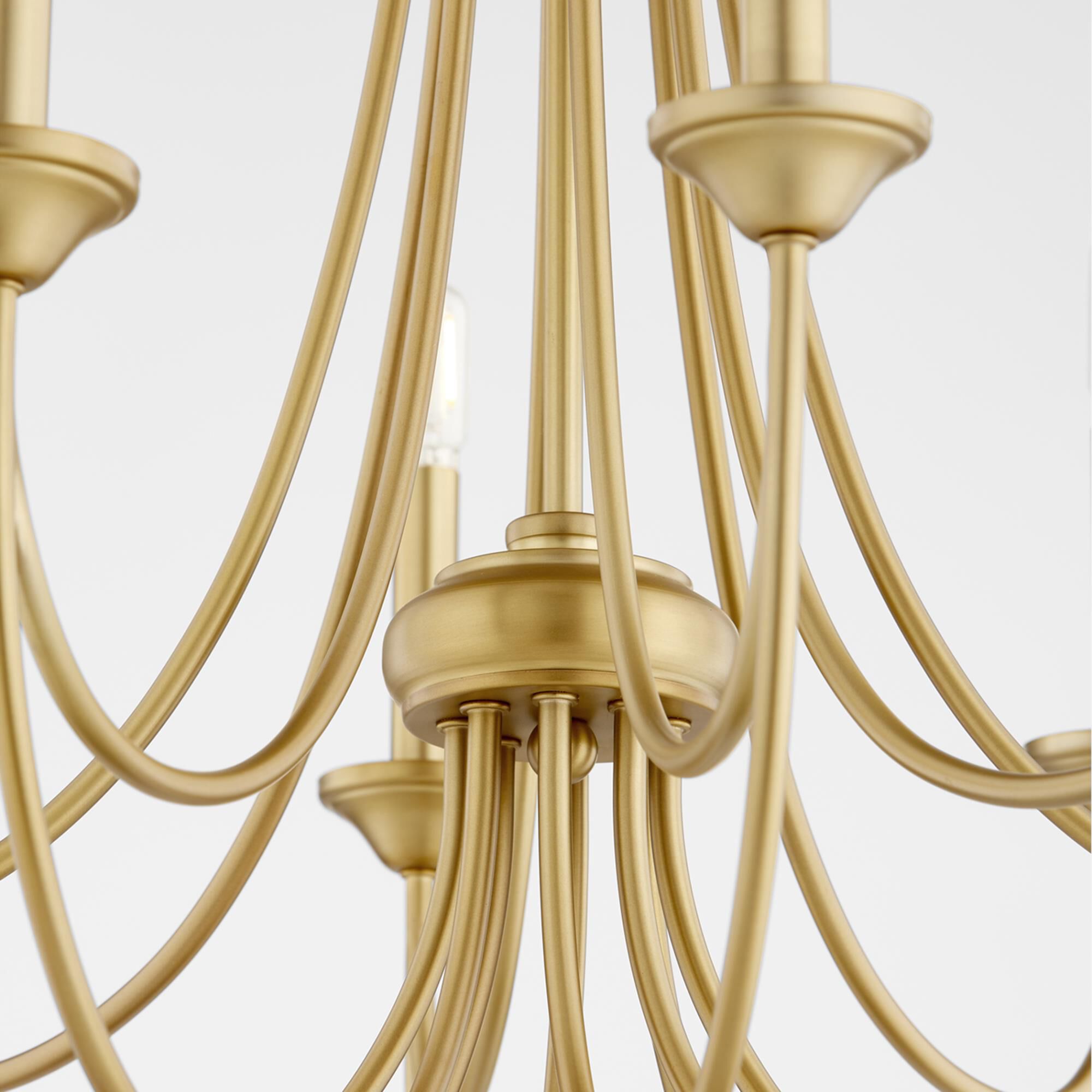 Brooks 28 Inch 8 Light Chandelier by Quorum International