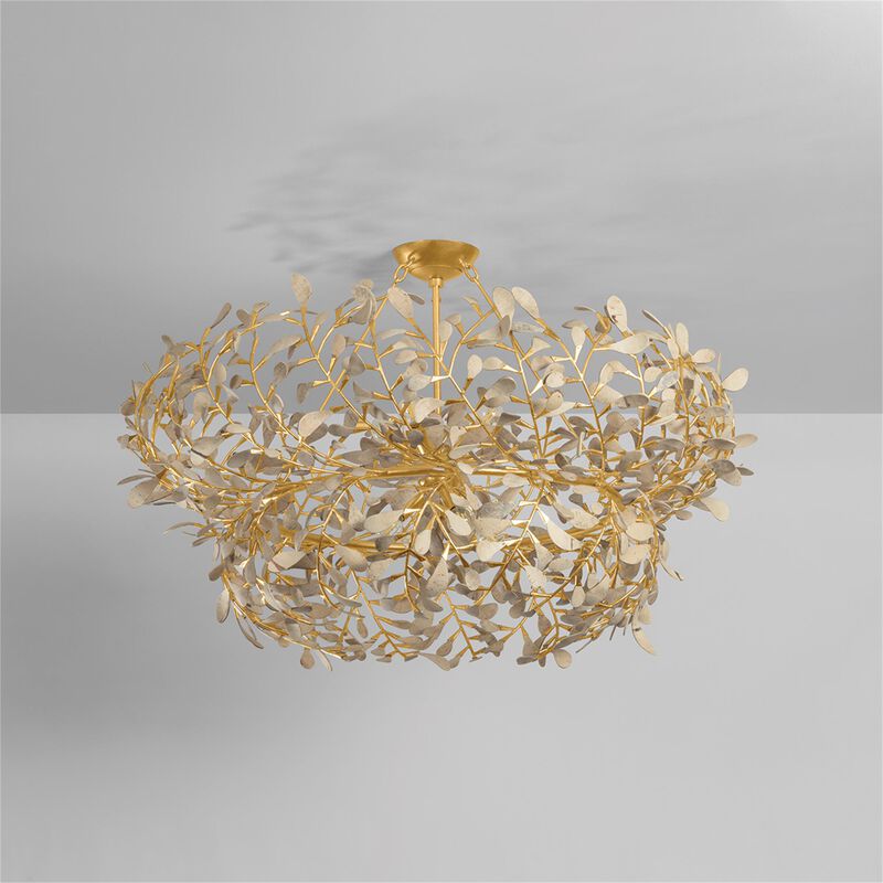 Maybrook 40 Inch 8 Light Semi Flush Mount by Hudson Valley Lighting