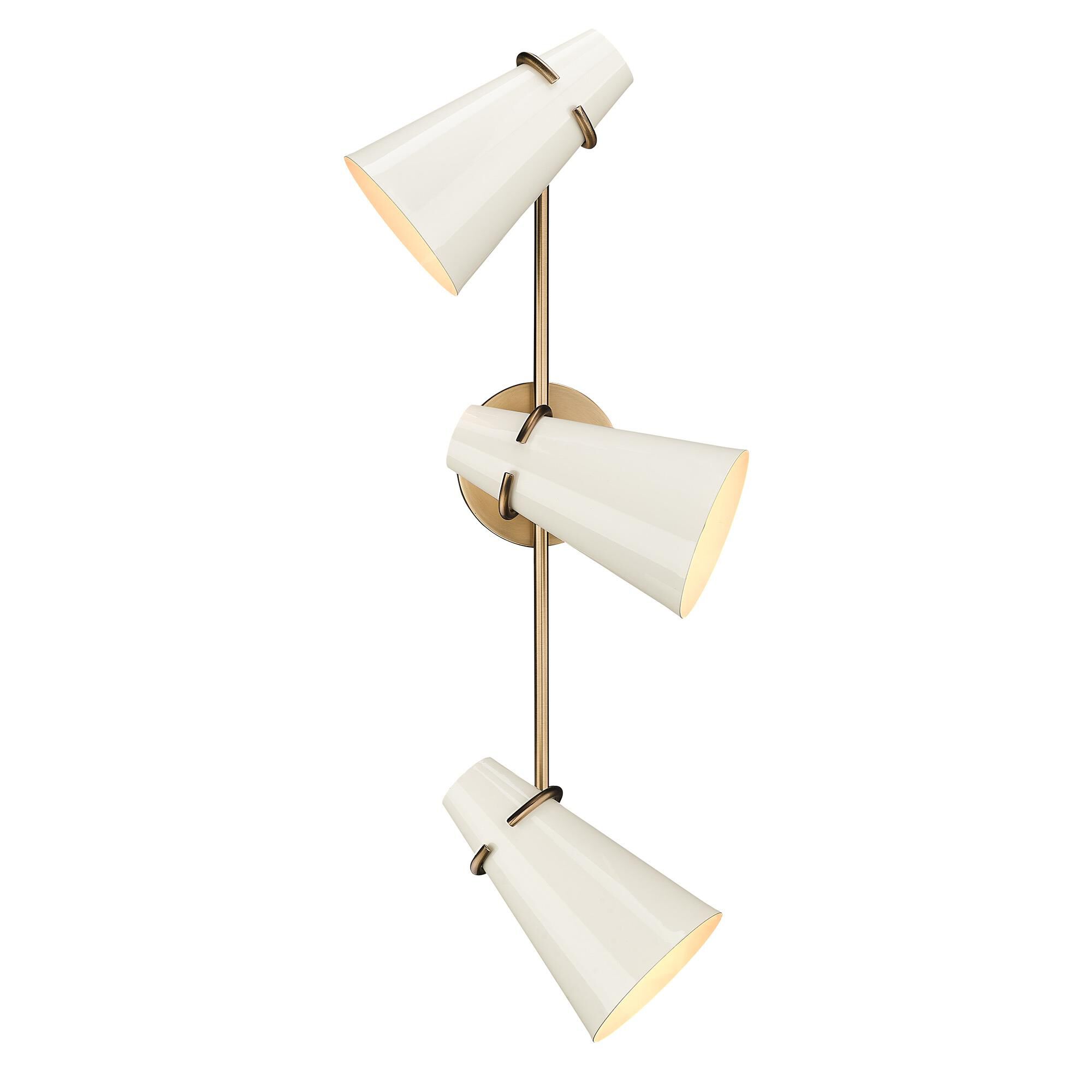 Reeva 26 Inch 3 Light Bath Vanity Light by Golden Lighting