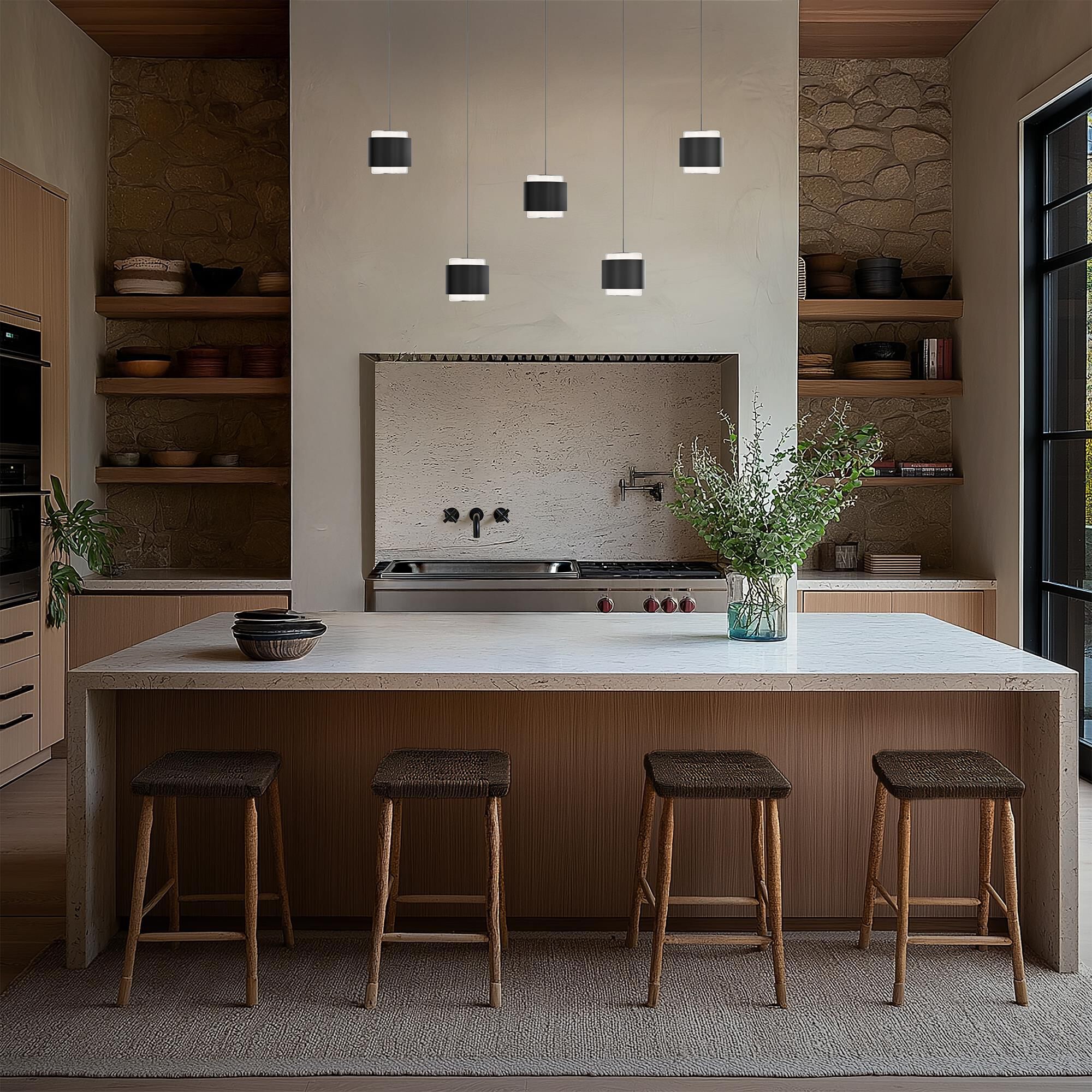 Shown in Black finish