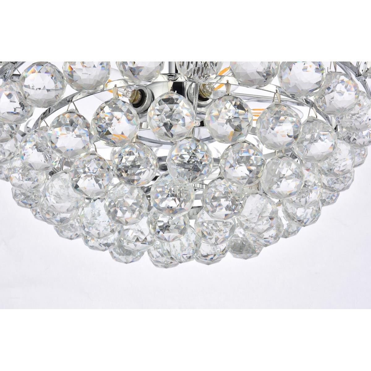 Emilia 18 Inch 5 Light Flush Mount by Elegant Lighting