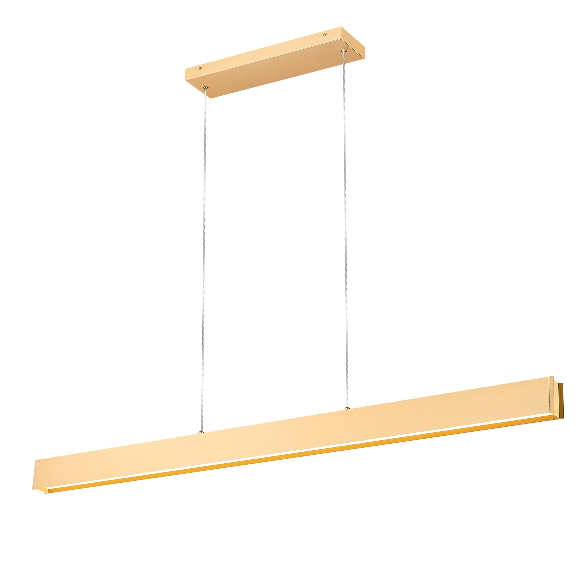 Shown in Gold finish and Frosted glass