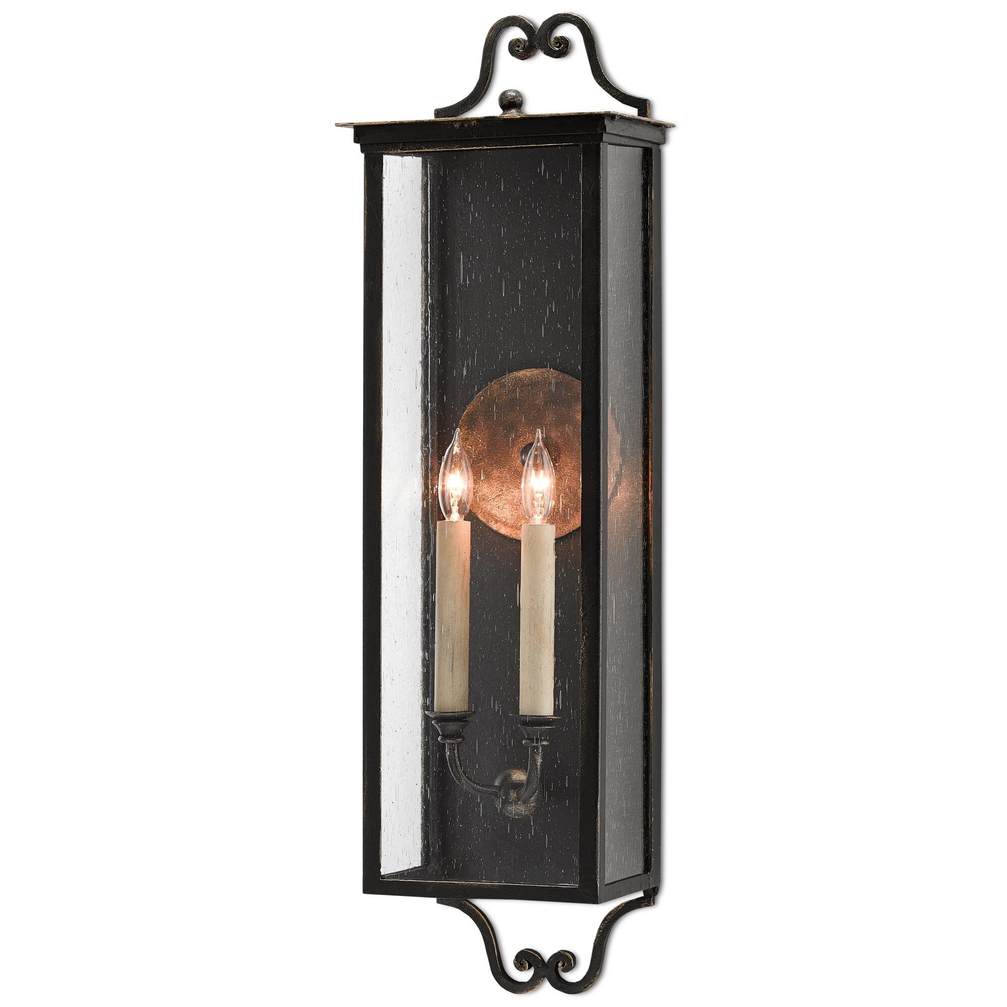 Giatti 30 Inch Tall 2 Light Outdoor Wall Light by Currey and Company