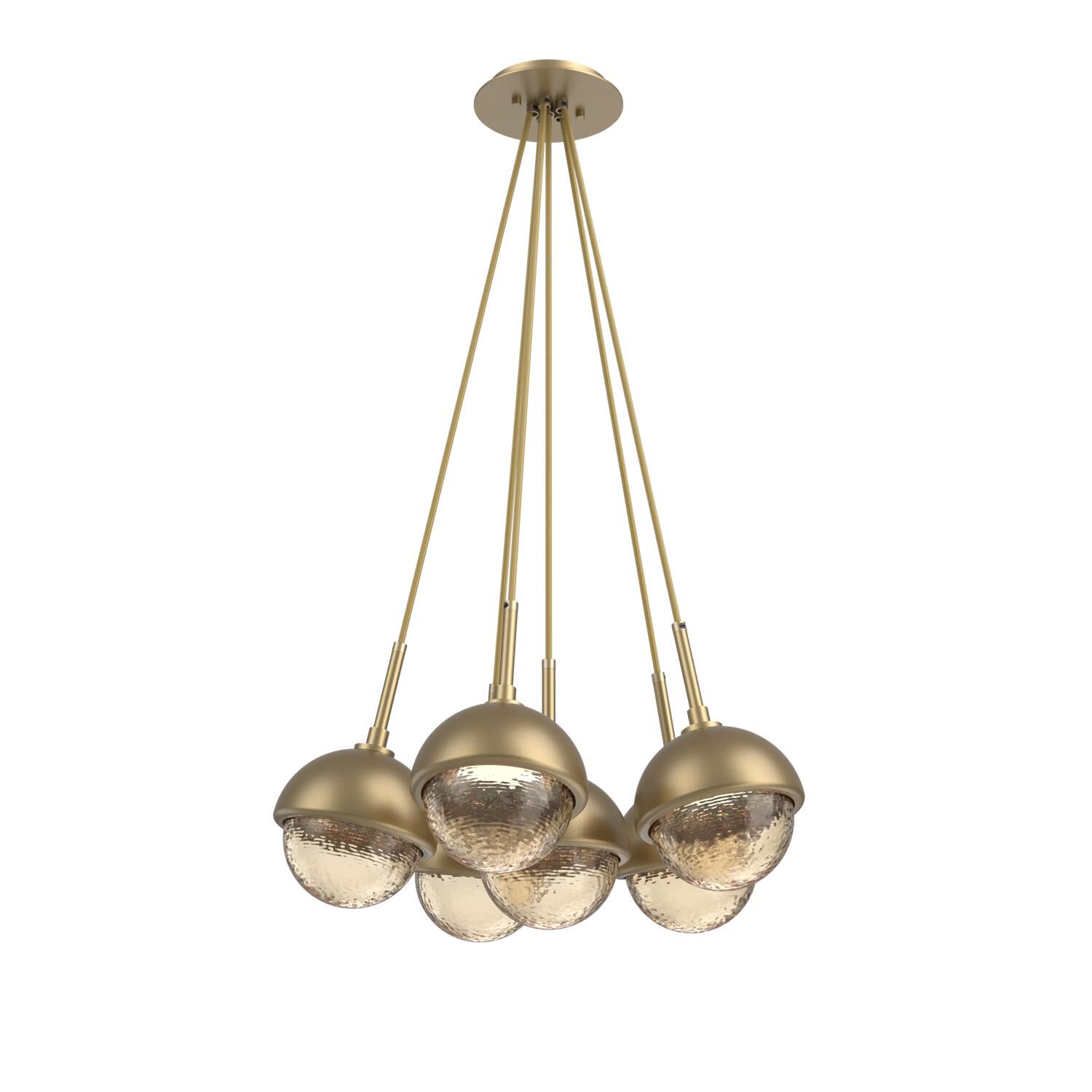 Levi Wilson Cabochon 19 Inch Multi Pendant Light by Hammerton Studio