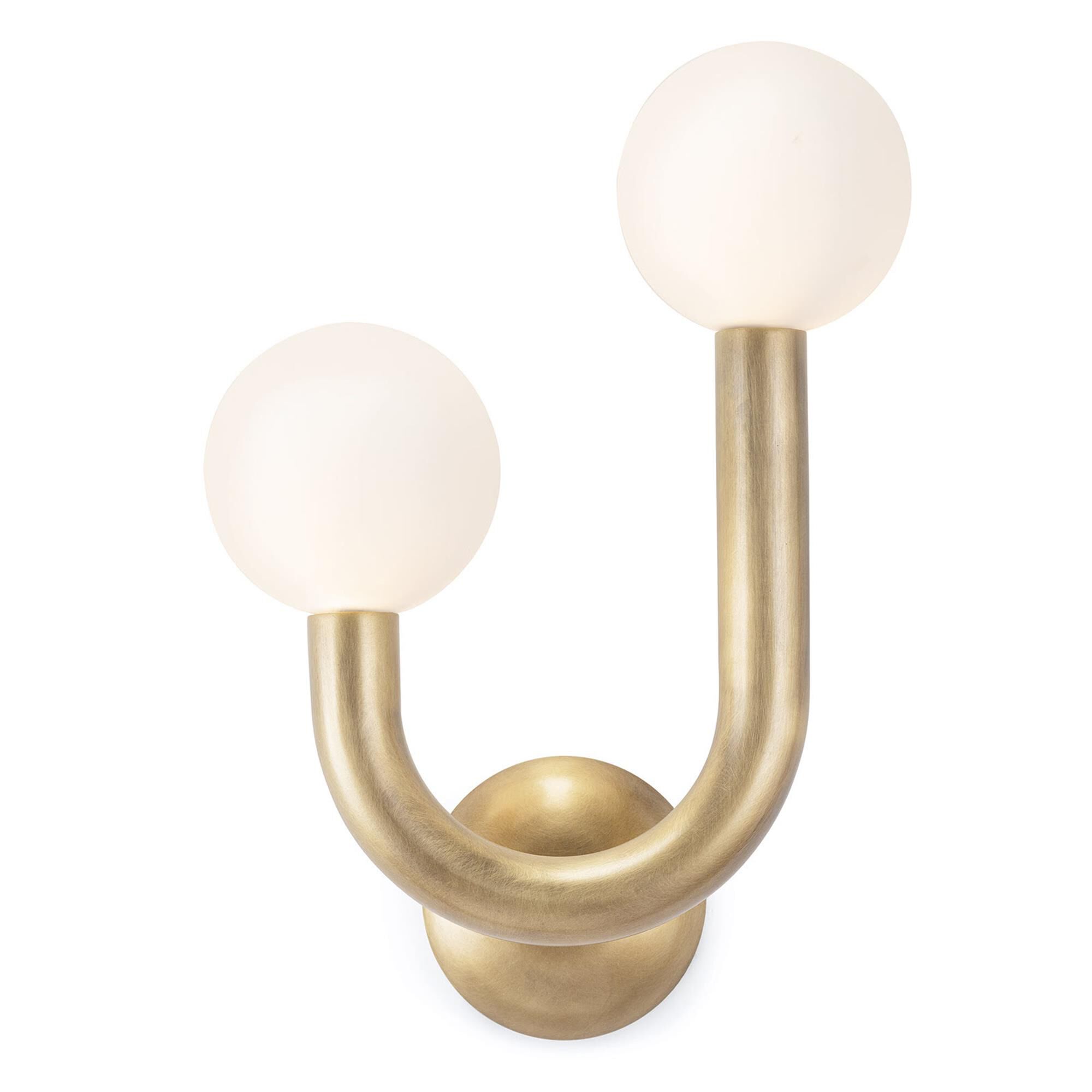 Shown in Natural Brass finish and Left Orientation  accent