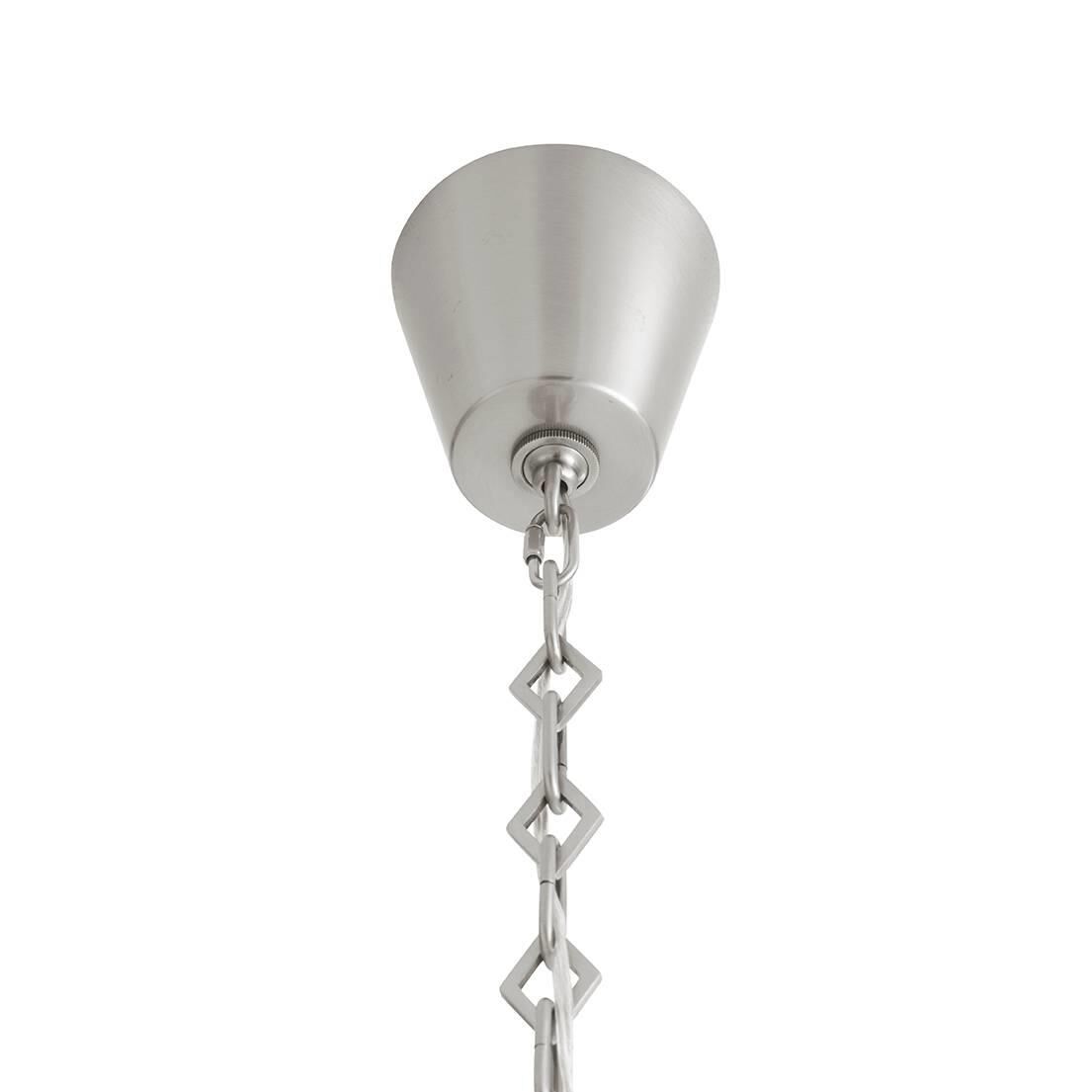 Shown in Vintage Silver finish and Clear glass