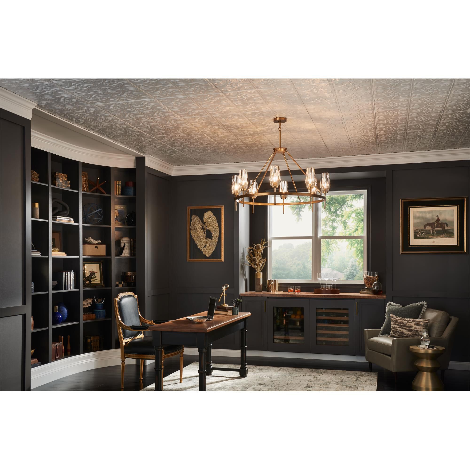 Ana 36 Inch Chandelier,