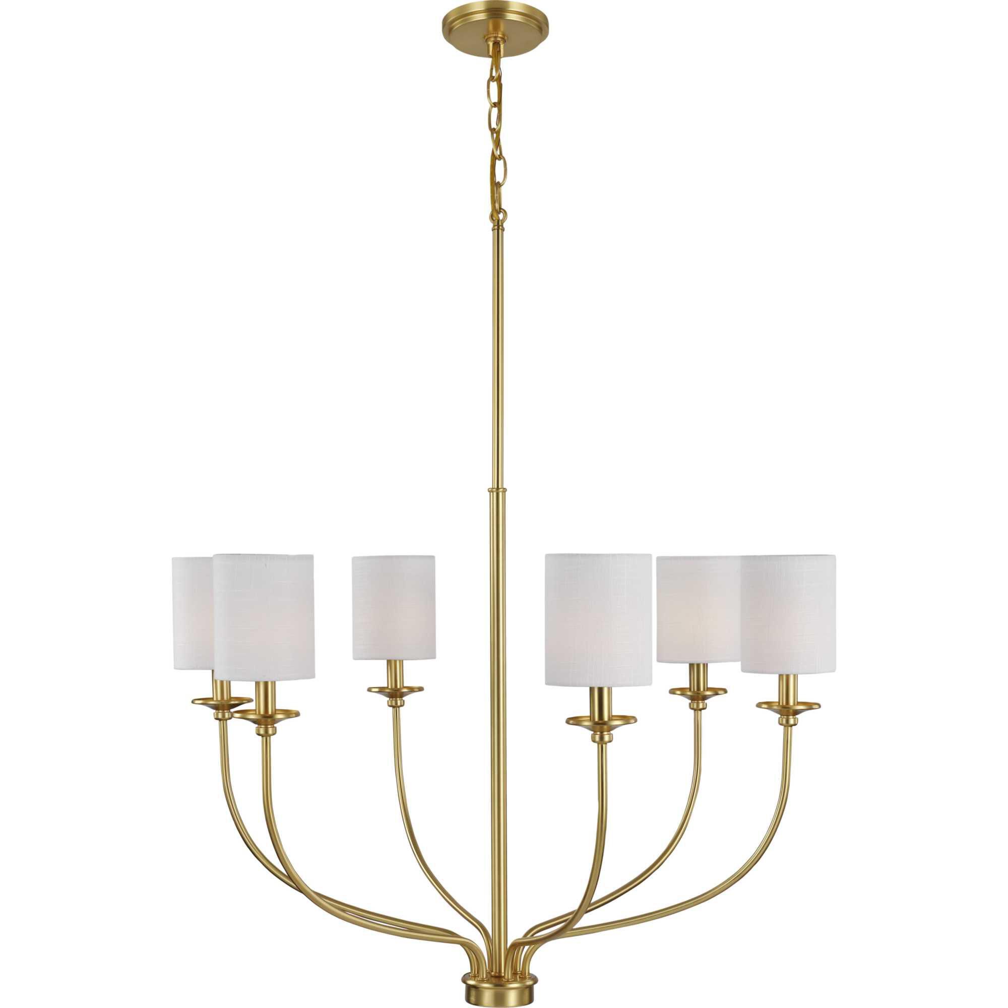 Bonita 30 Inch 6 Light Chandelier by Progress Lighting