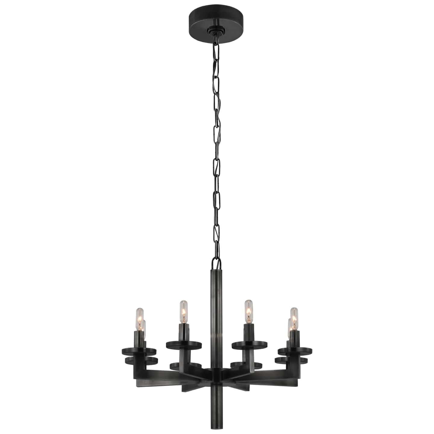 Kelly Wearstler Liaison 20 Inch 8 Light Mini Chandelier by Visual Comfort Signature Collection