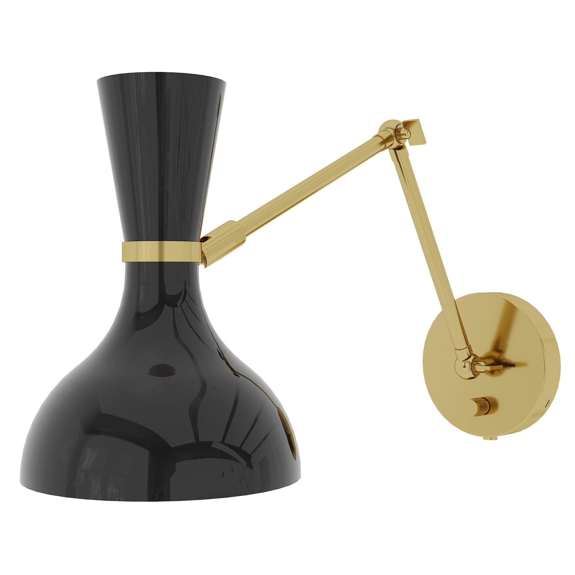 Clare 10 Inch Wall Swing Lamp by Robert Abbey