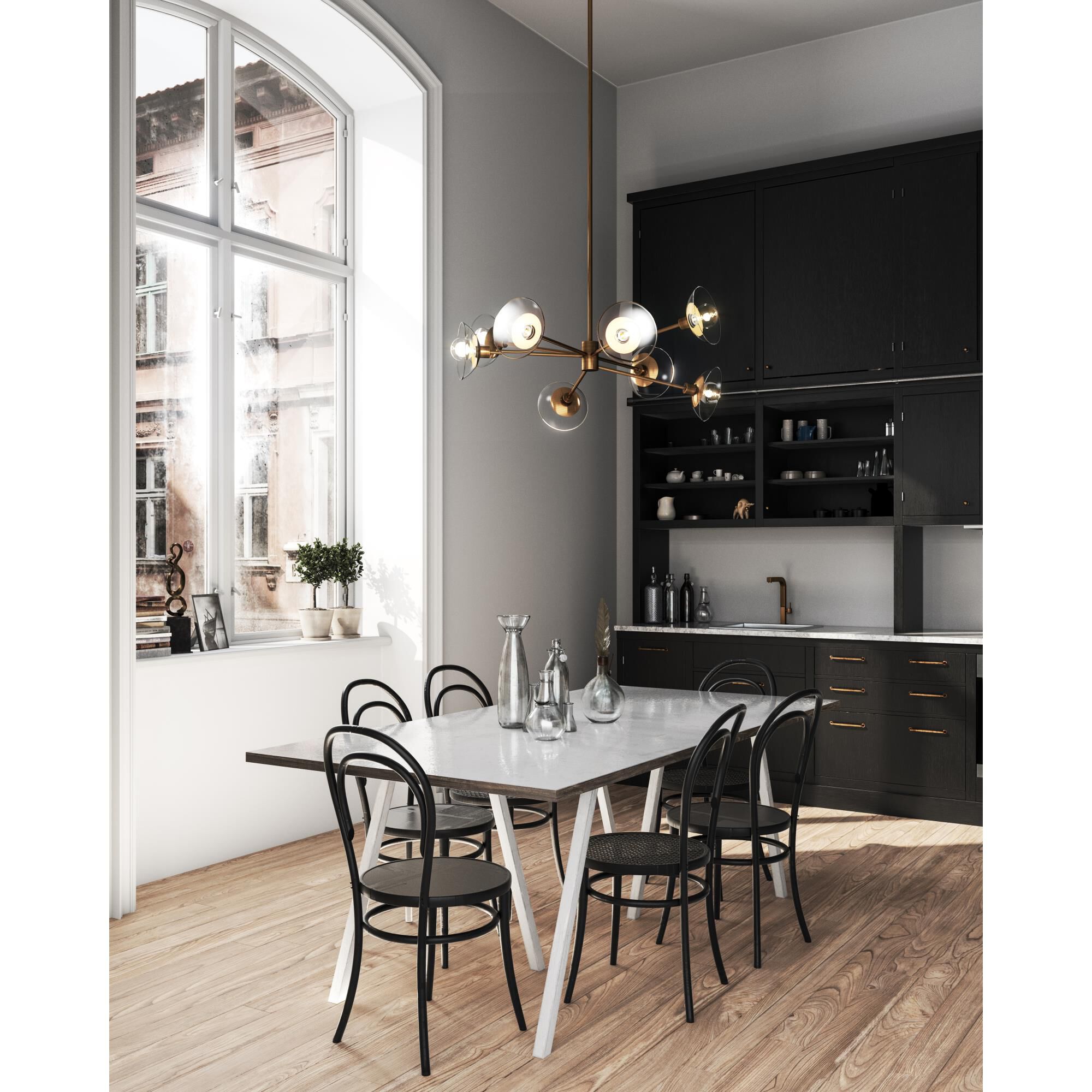 Francesca 8 Light Chandelier by Alora Mood