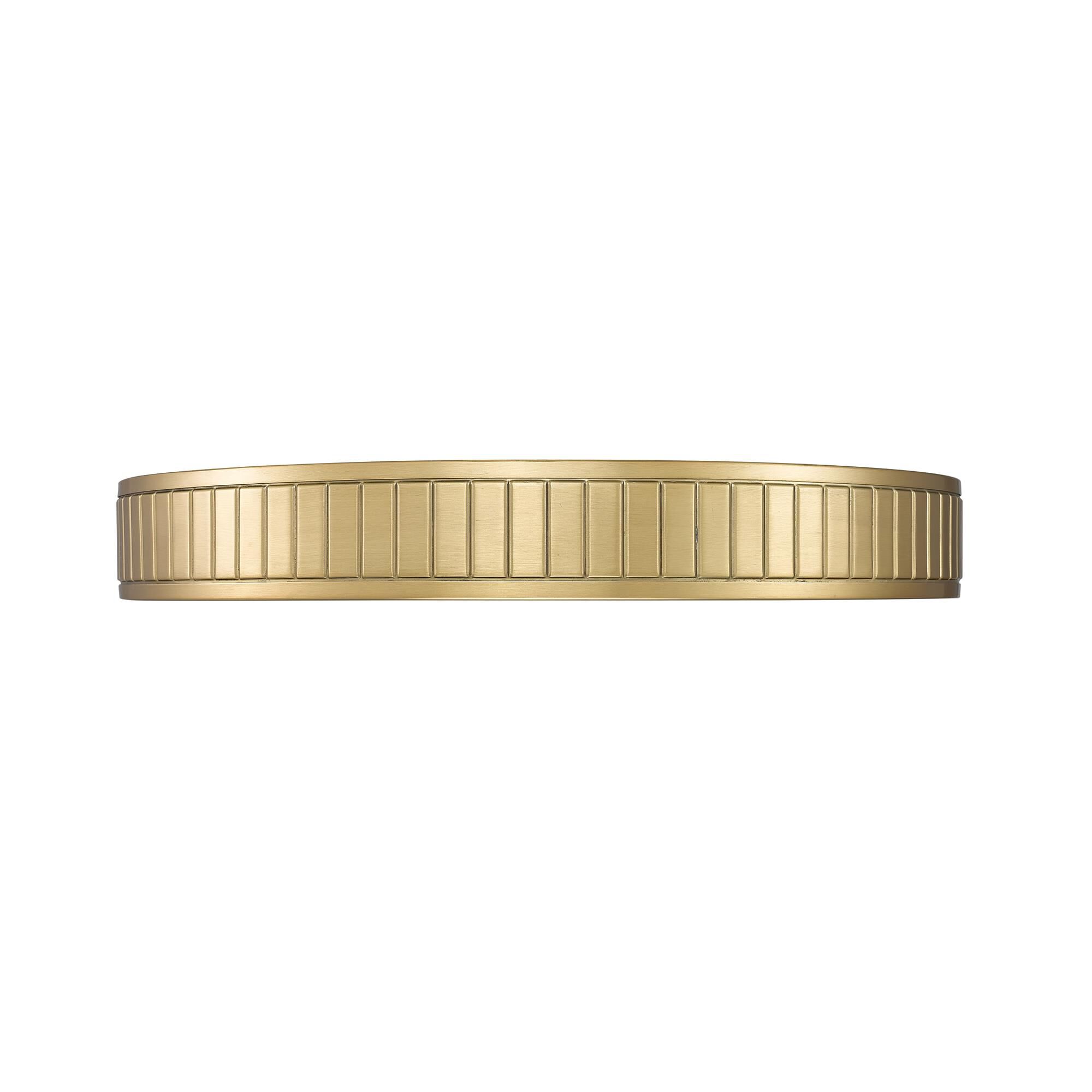 Shown in Modern Gold finish and Frosted glass and Frosted shade