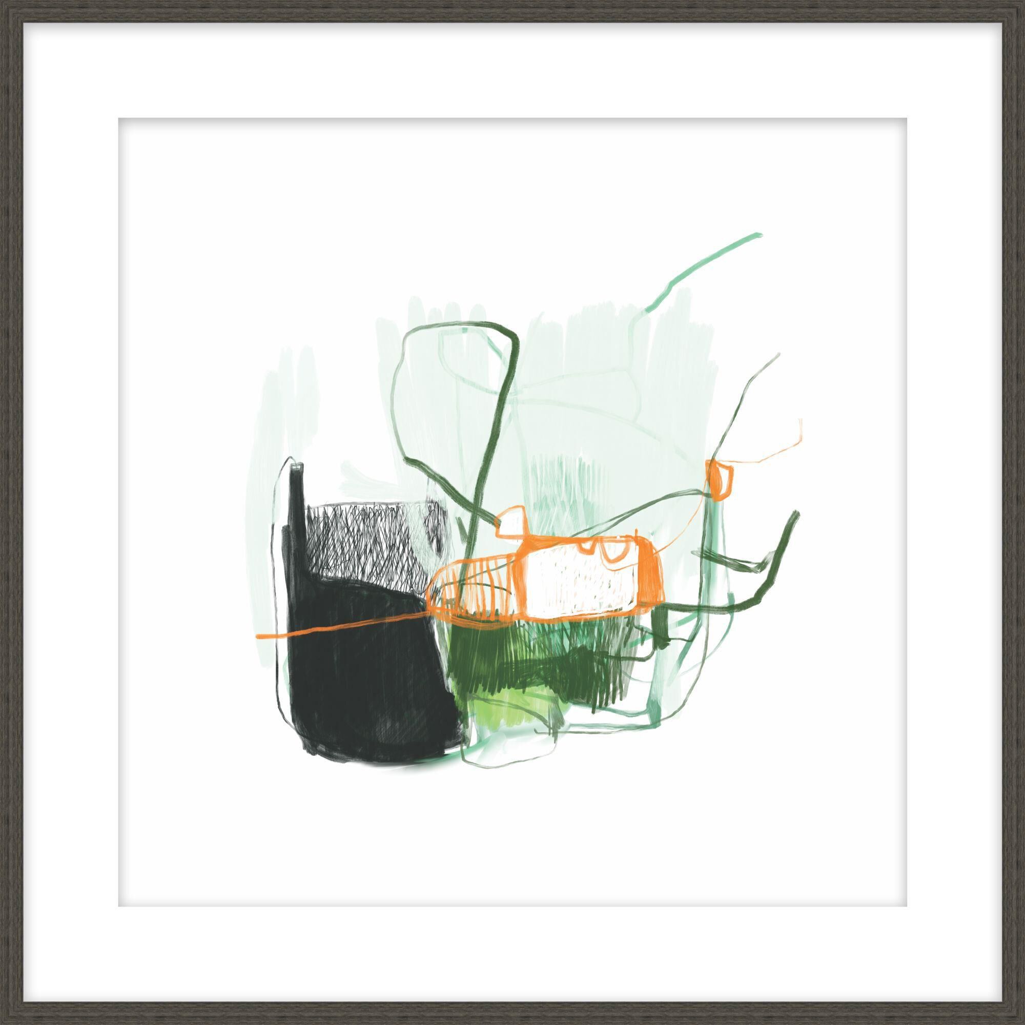 Yonin Squid Ink Orange Zest Print by LEVEL57