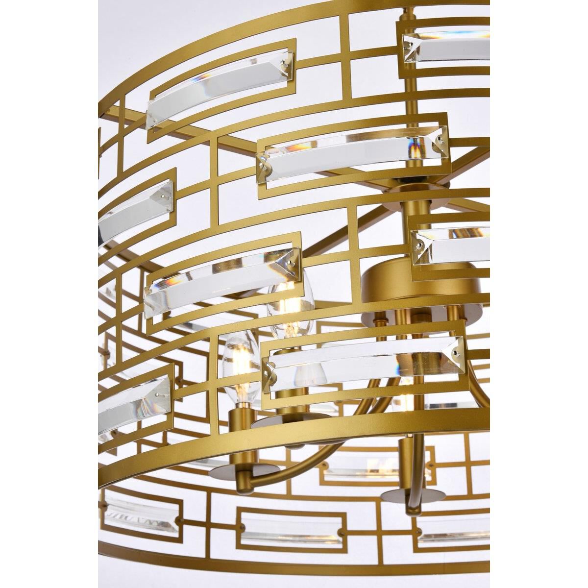 Kennedy 24 Inch Large Pendant by Elegant Lighting