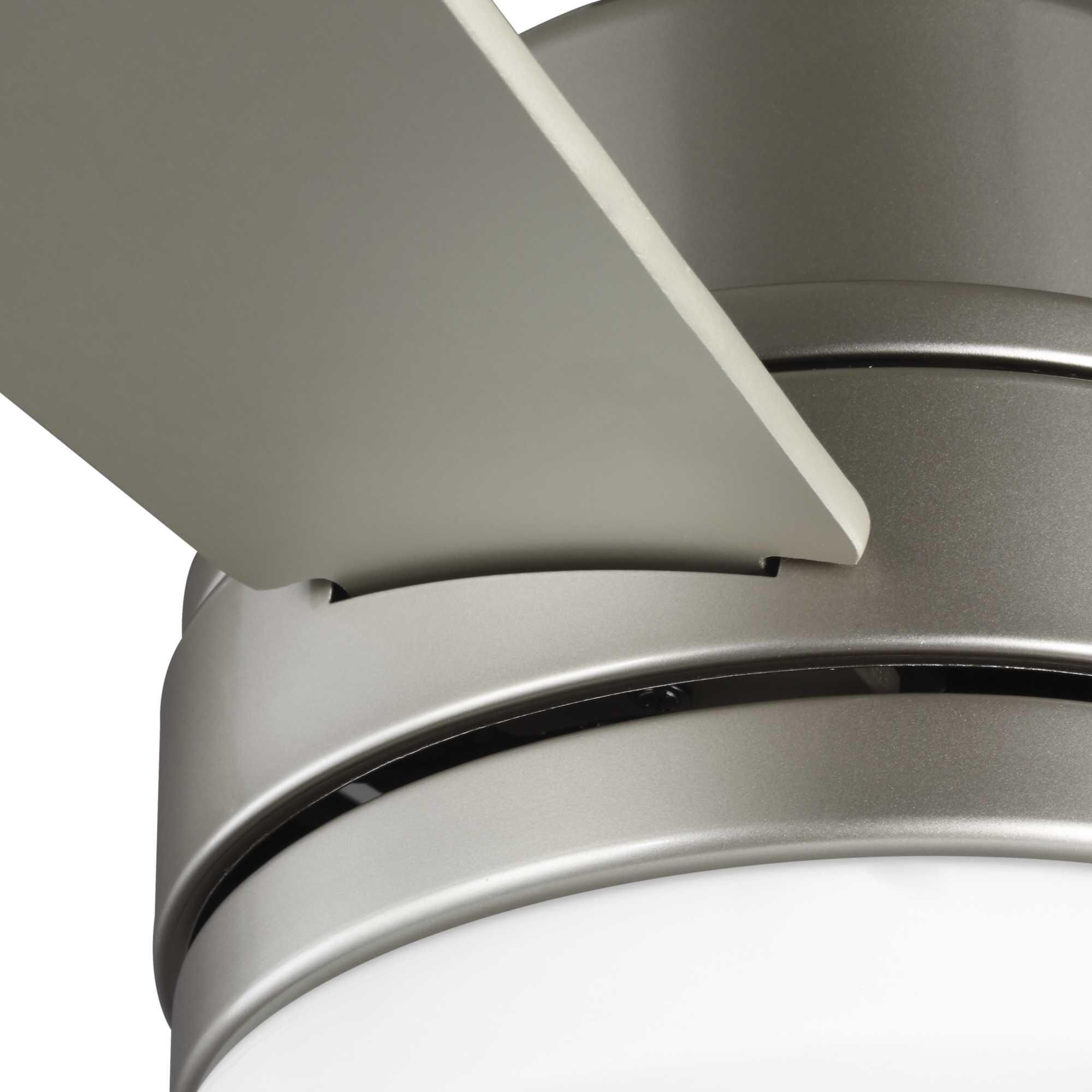 Shown in Painted Nickel finish and White Opal glass