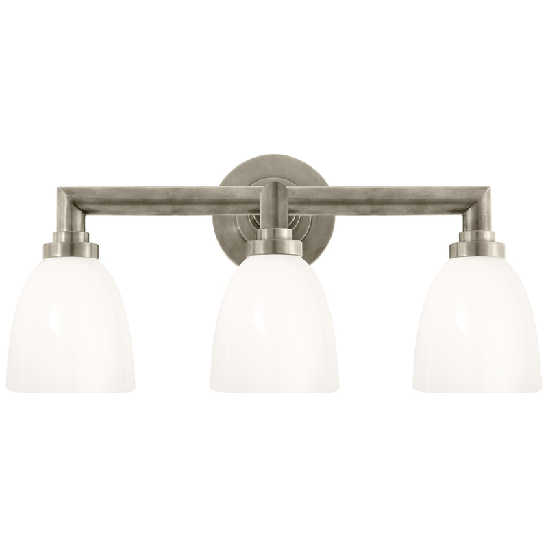 Chapman & Myers Wilton 21 Inch 3 Light Bath Vanity Light by Visual Comfort Signature Collection