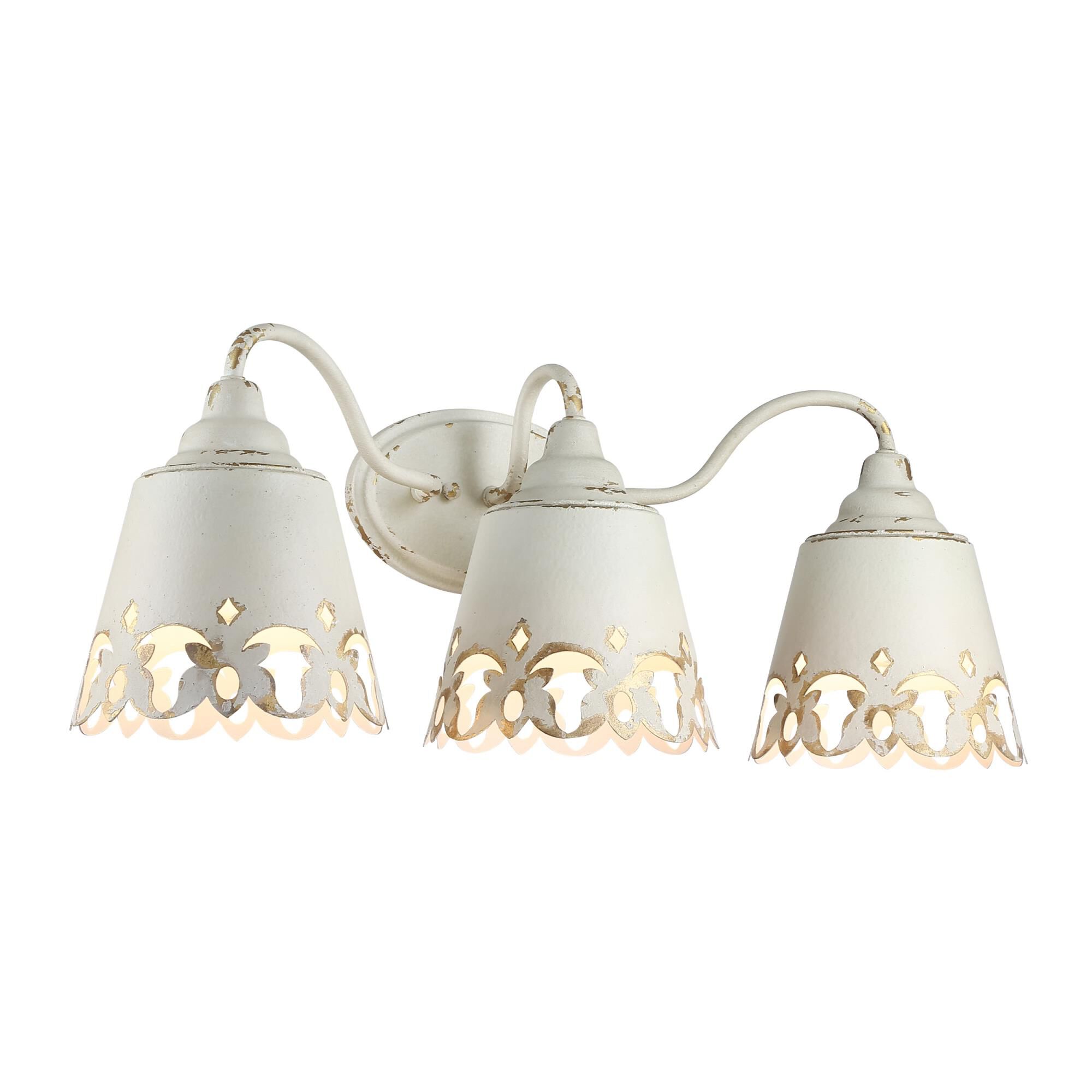 Shown in Antique Ivory finish and Beige shade