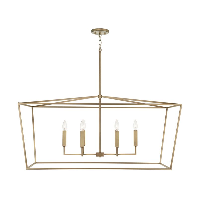 Thea 42 Inch 6 Light Linear Suspension Light by Capital Lighting Fixture Company