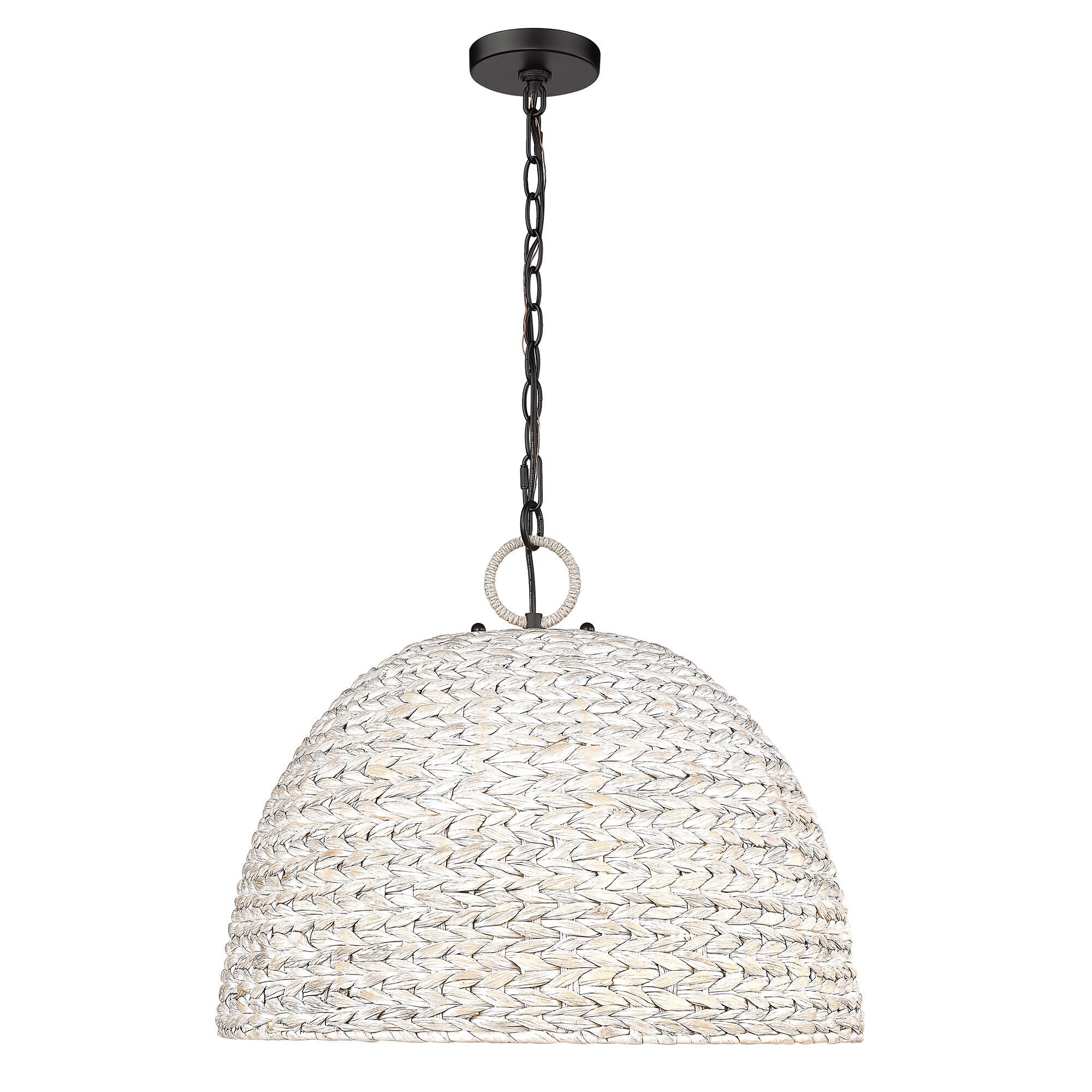 Rue 21 Inch Large Pendant by Golden Lighting