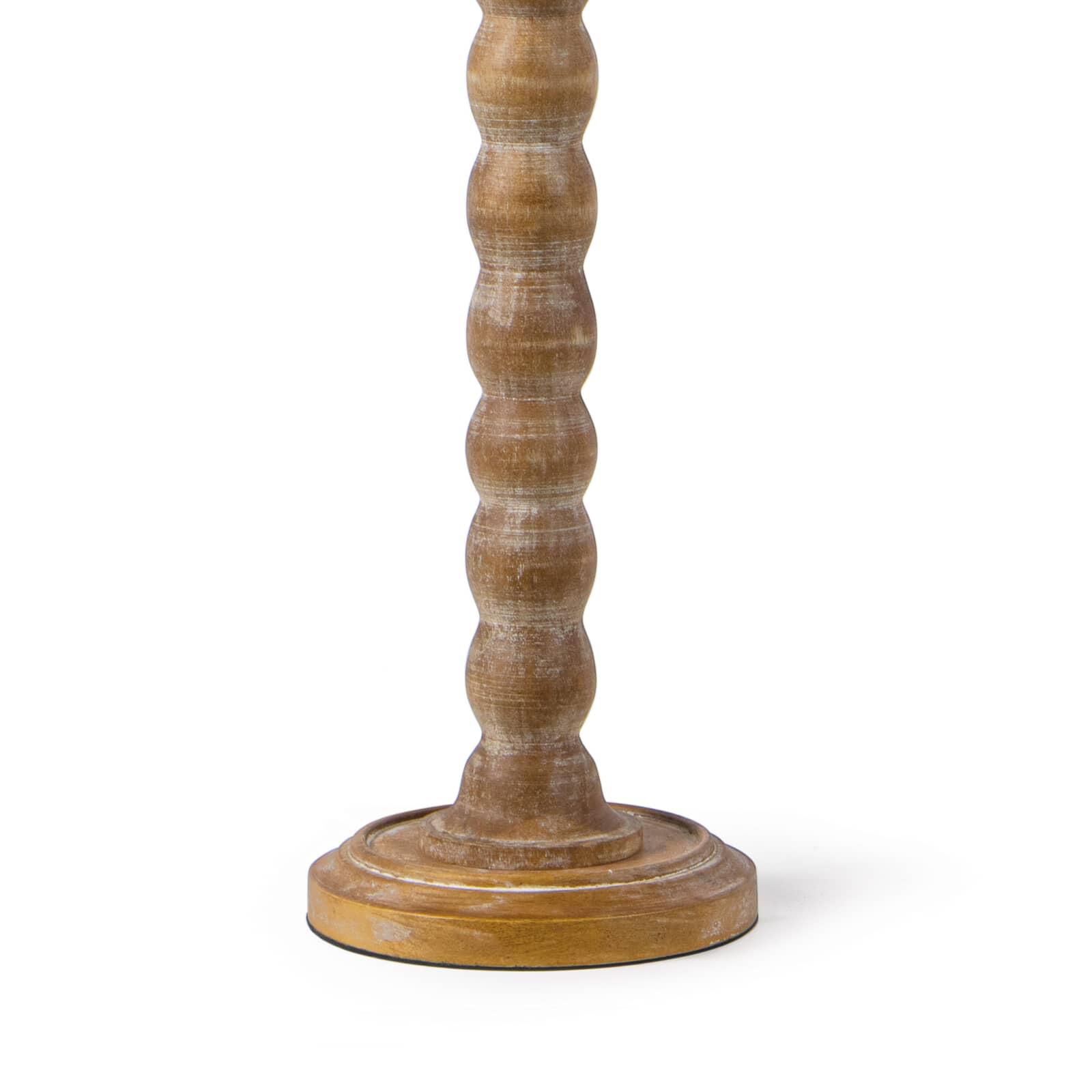 Shown in Natural finish and Linen shade