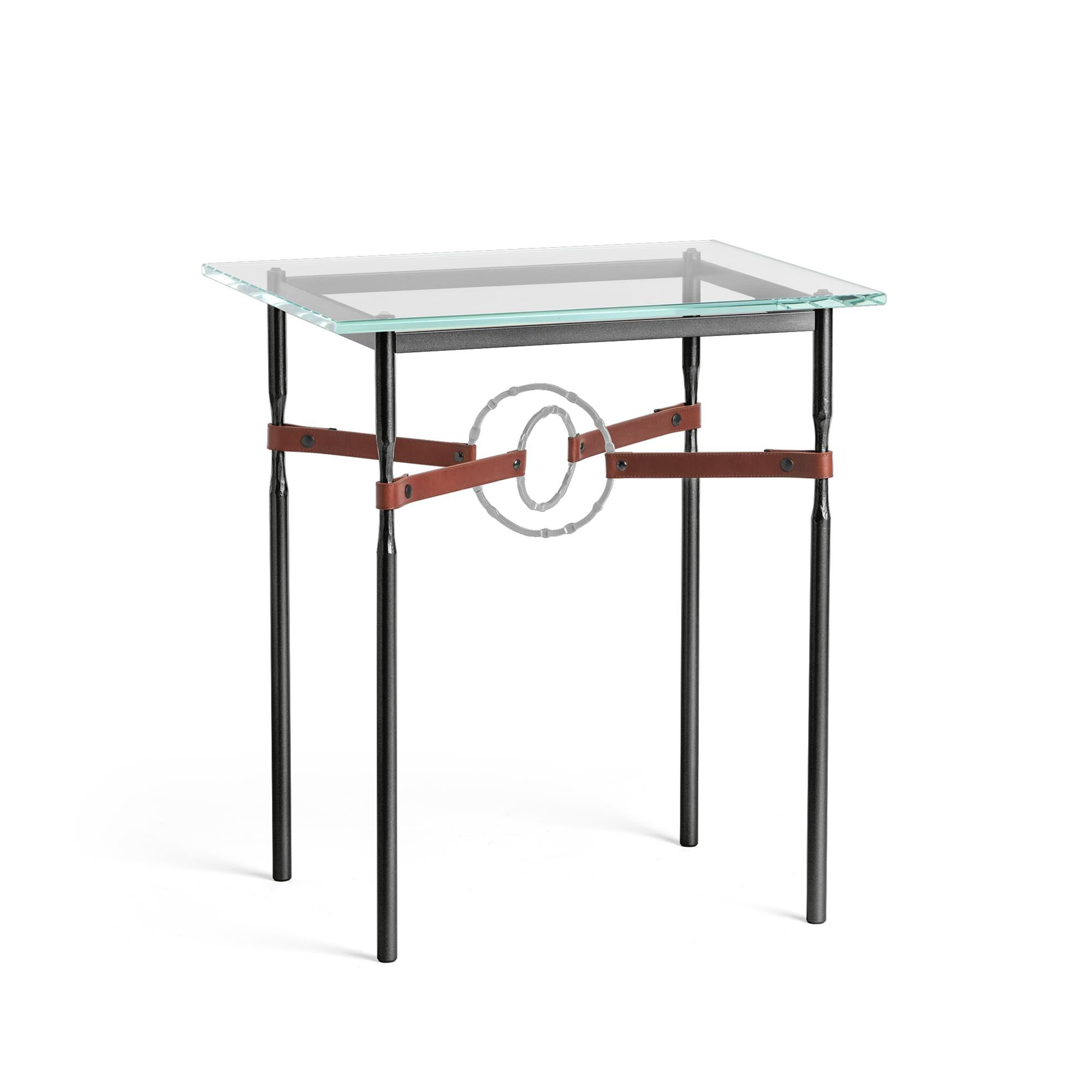 Shown in Black finish and Vintage Platinum with Leather British Brown  accent