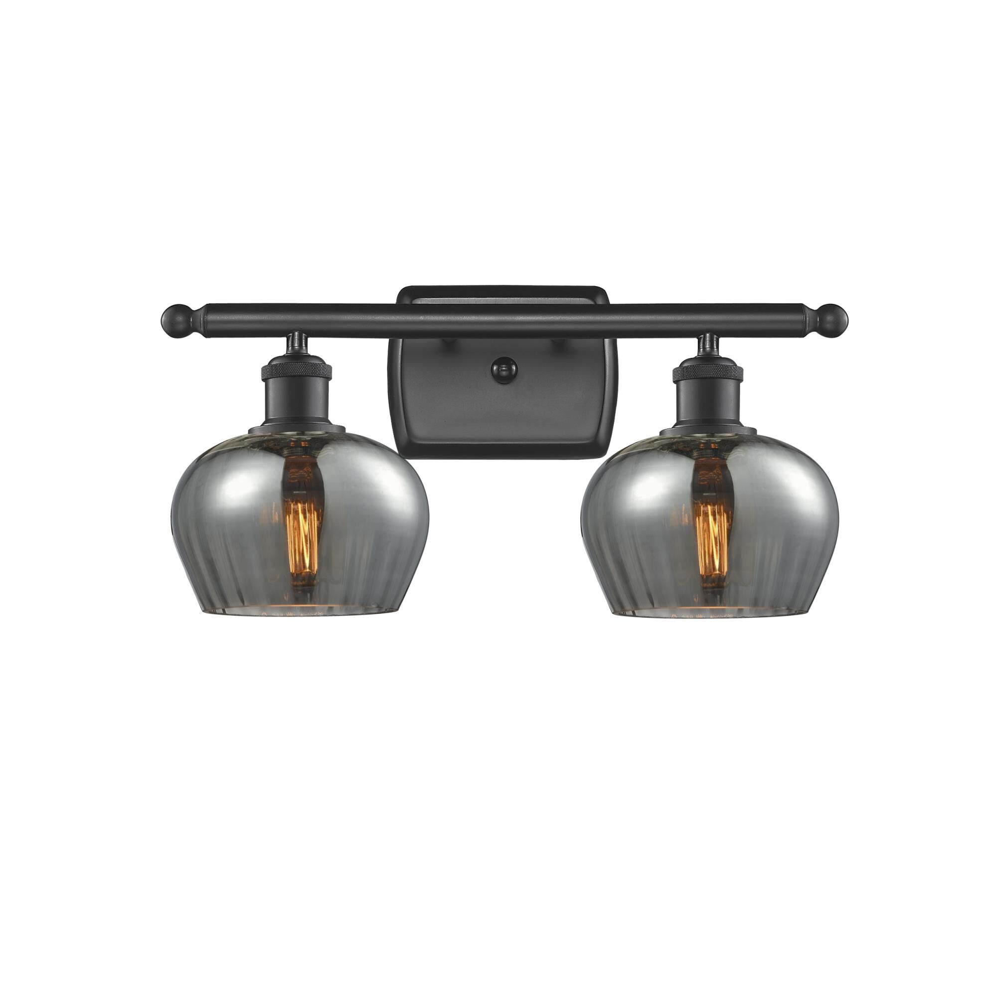 Shown in Matte Black finish and Smoked glass