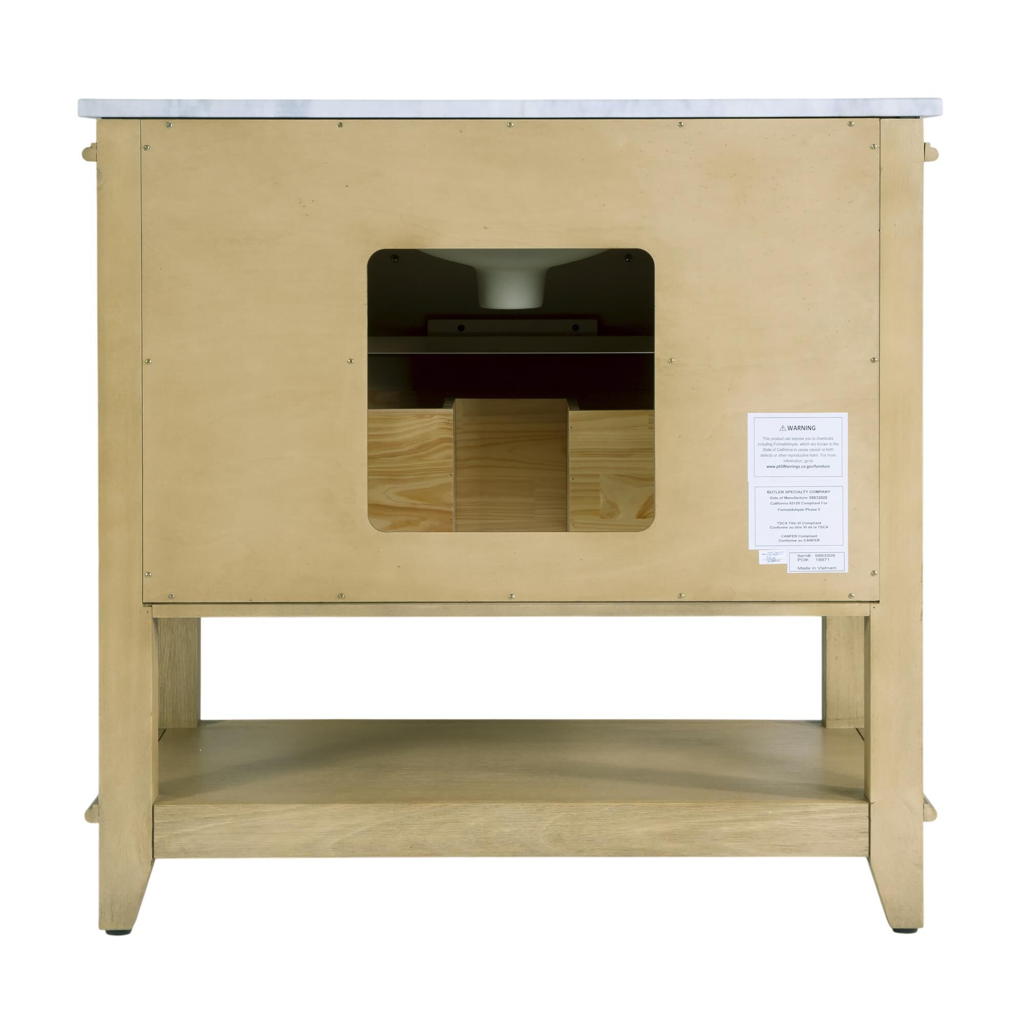 Shown in Light Oak Wire Brushed finish