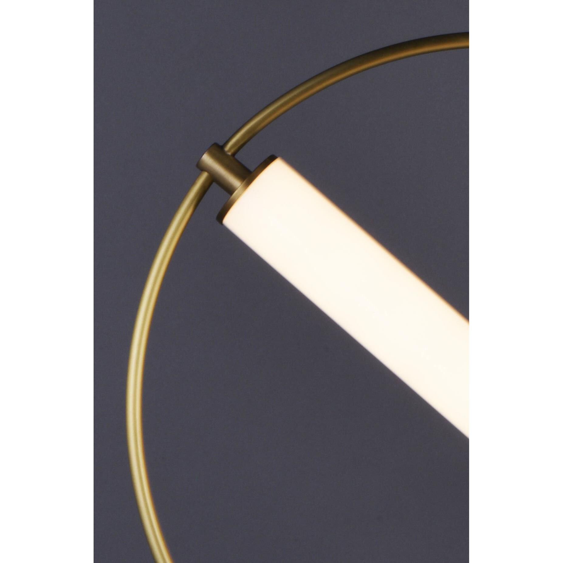 Shown in Black - Soft Gold finish and Clear-Frosted glass and Acrylic shade