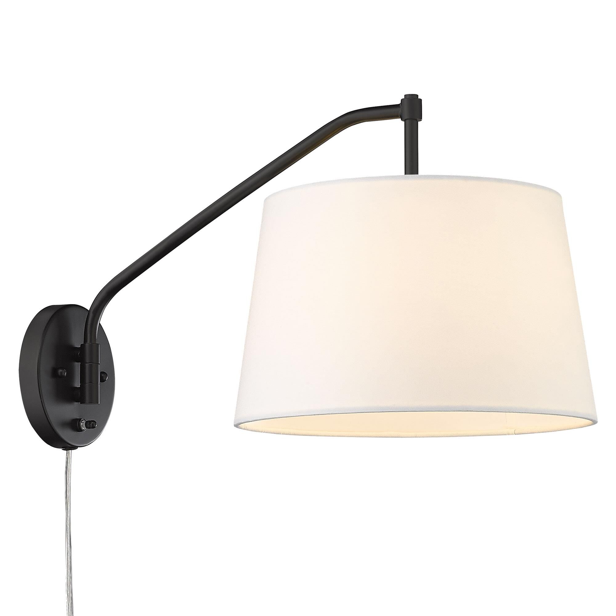 Ryleigh 19 Inch Wall Swing Lamp by Golden Lighting