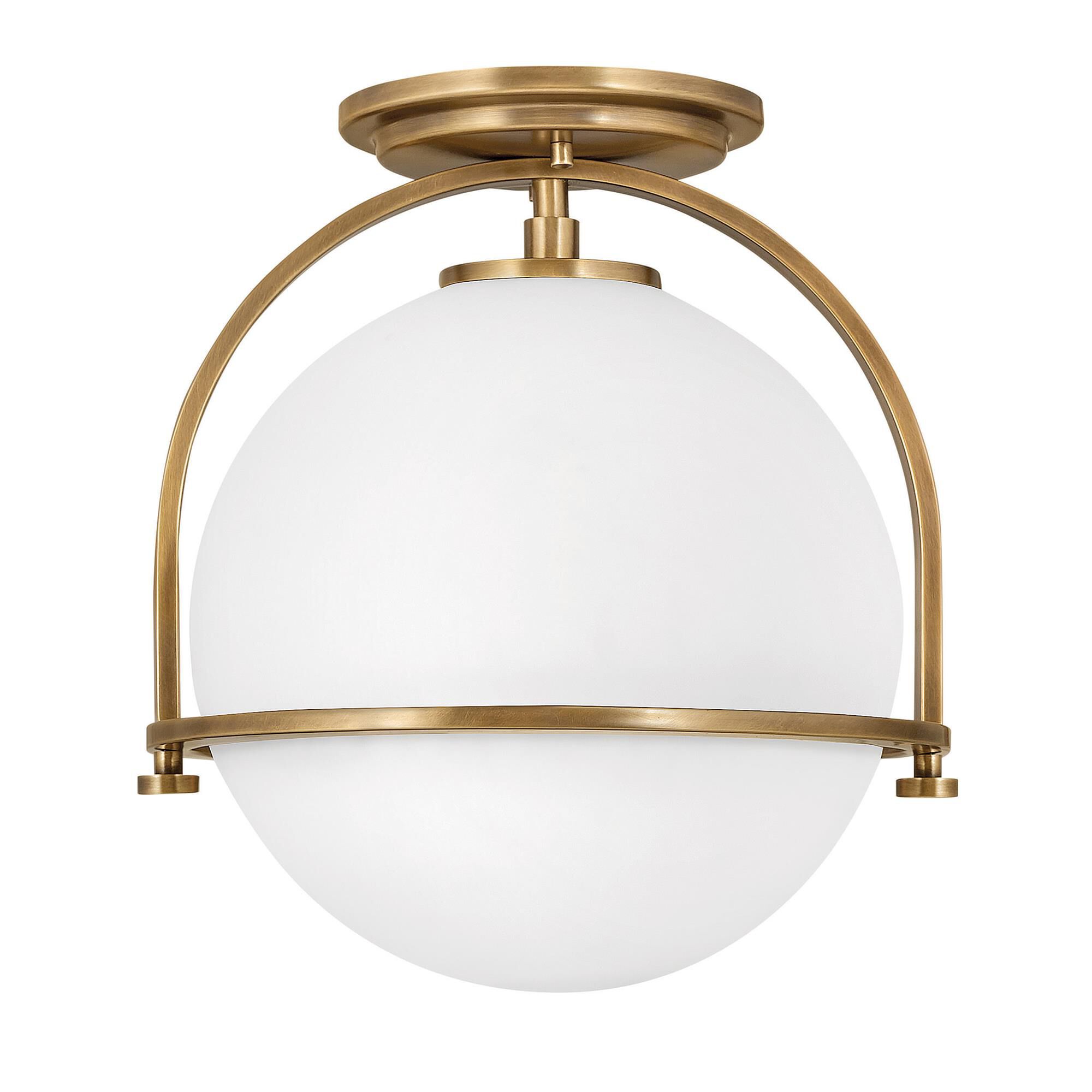 Somerset 12 Inch Semi Flush Mount,