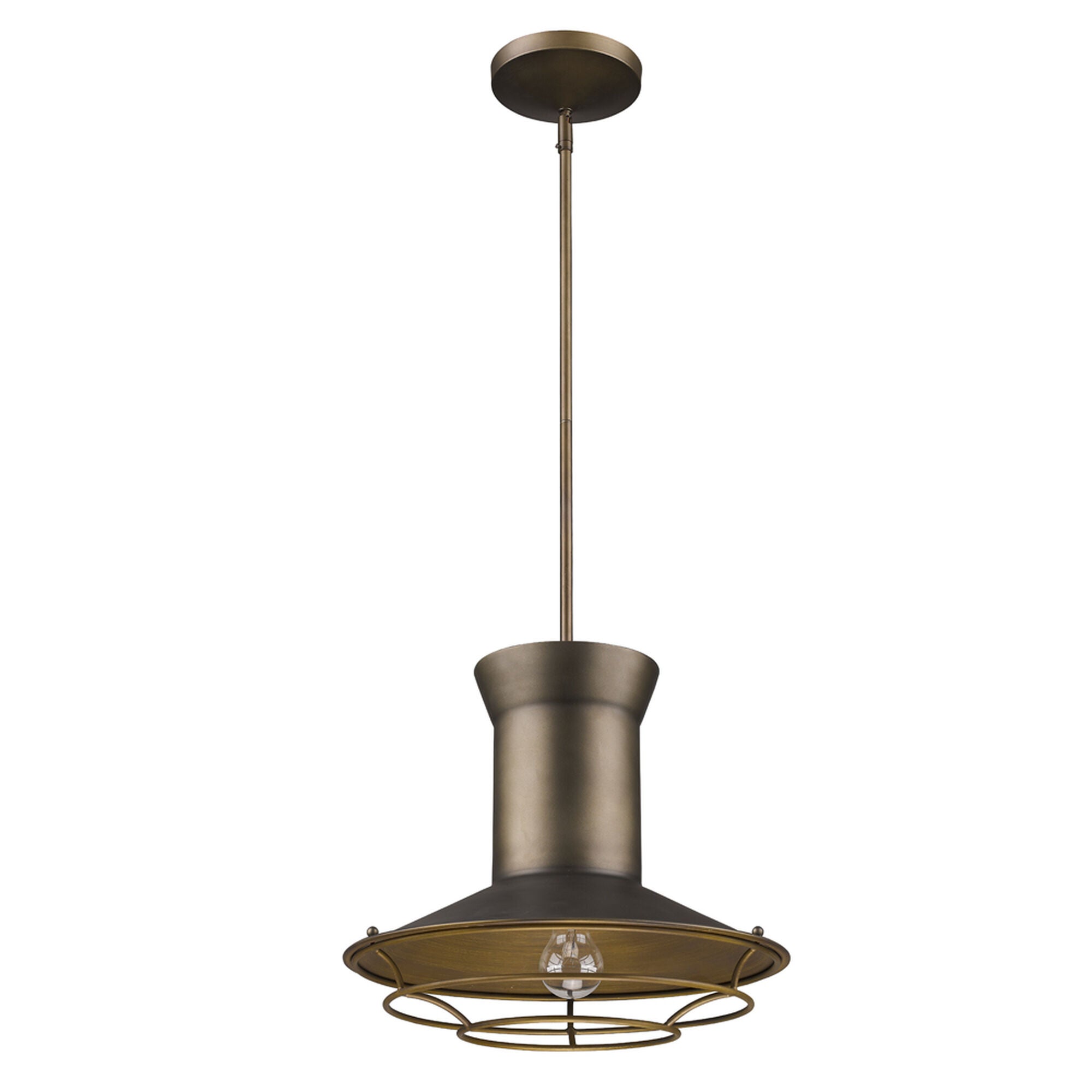 Shown in Tin Coated finish and Tin Coated glass and Tin Coated Schoolhouse Metal shade