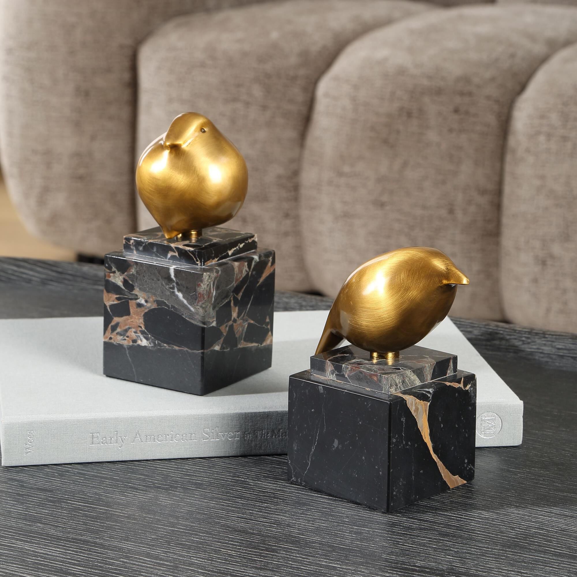 Uttermost Golden Finch Bird Figurines Set/2 Figurine by Uttermost