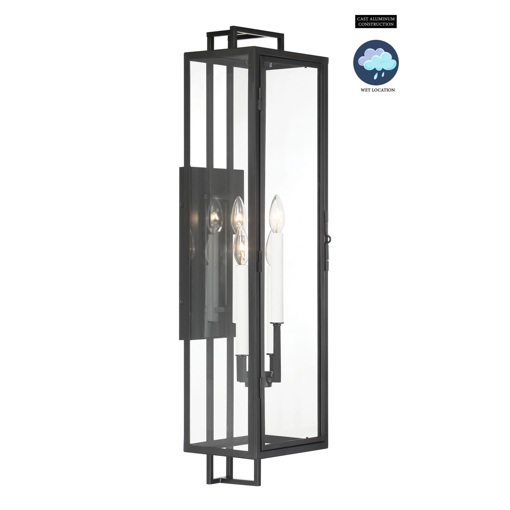 Knoll Road 35 Inch Tall 4 Light Outdoor Wall Light by Minka Lavery
