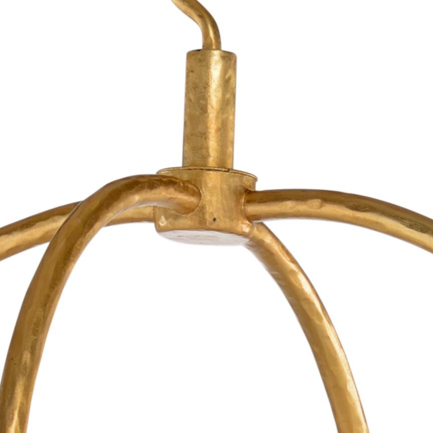 Shown in Hammered Gold Leaf finish