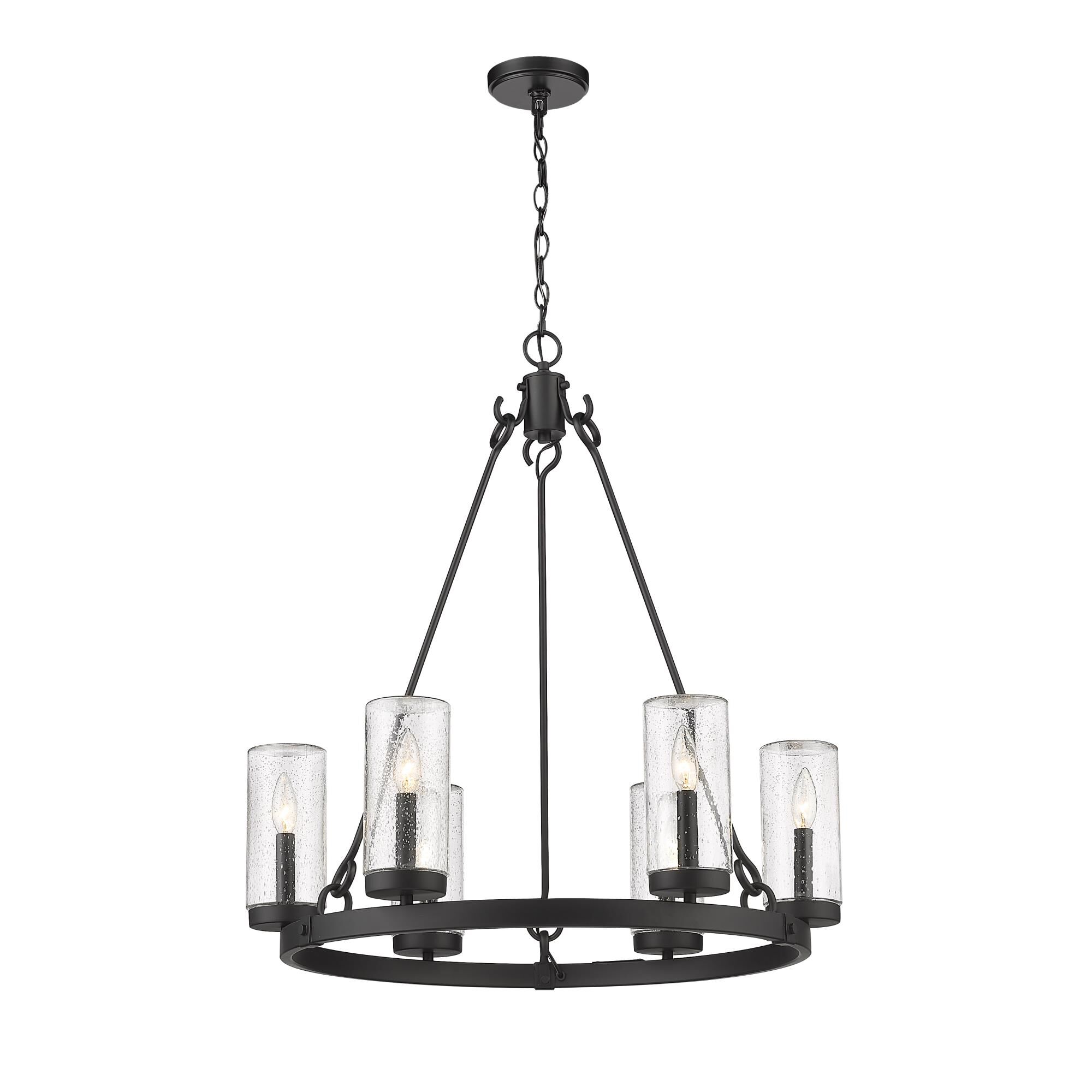 Marlow 31 Inch Tall 6 Light Outdoor Hanging Lantern by Z-Lite
