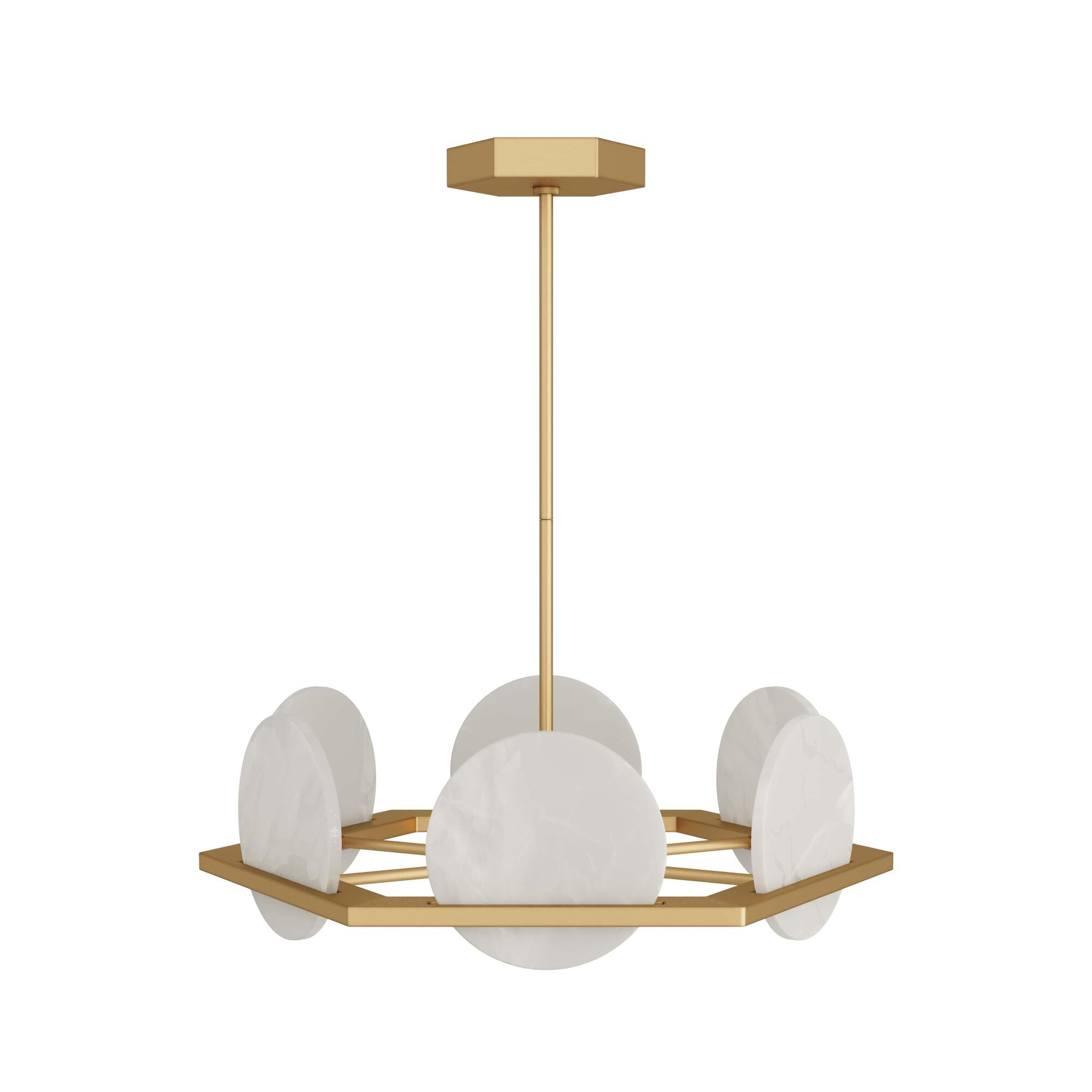 Savion 29 Inch 6 Light LED Chandelier by Arteriors Home